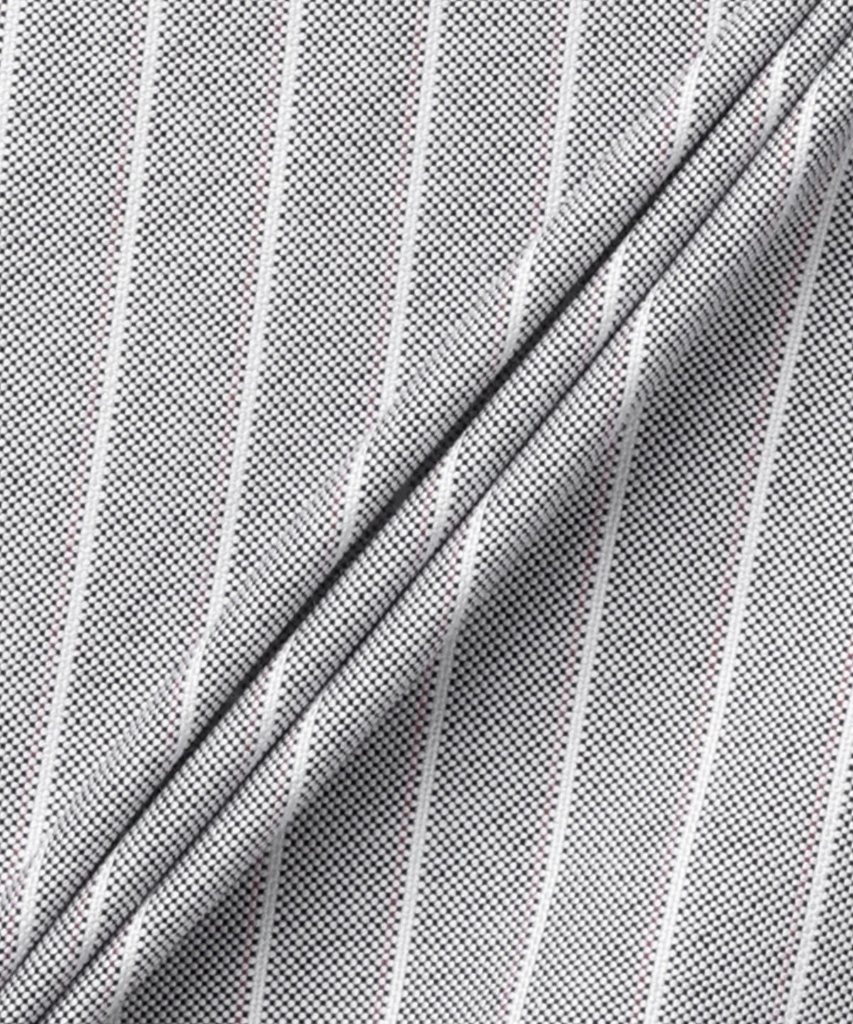 톰 브라운(THOM BROWNE) 스트라이프 옥스포드 4바 미니 라운드 카라 셔츠 - 네이비:화이트 / MWL414CF0013415