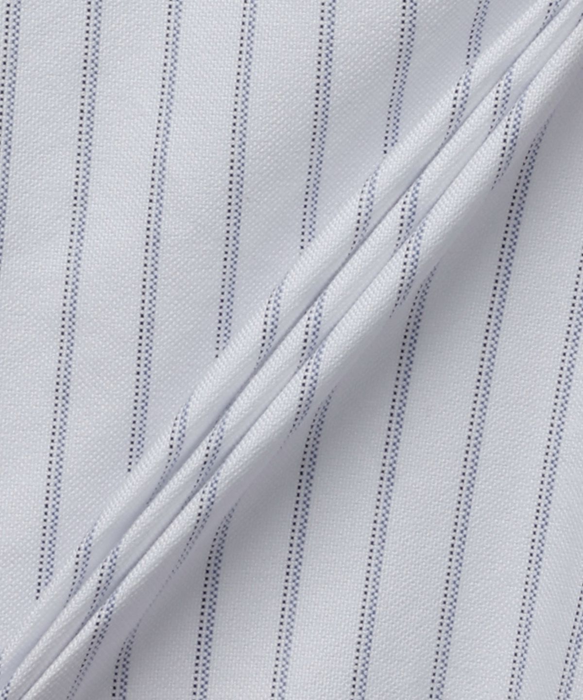 톰 브라운(THOM BROWNE) 스트레이트 핏 미니 라운드 카라 셔츠 - 블루 / MWL414CF0013450