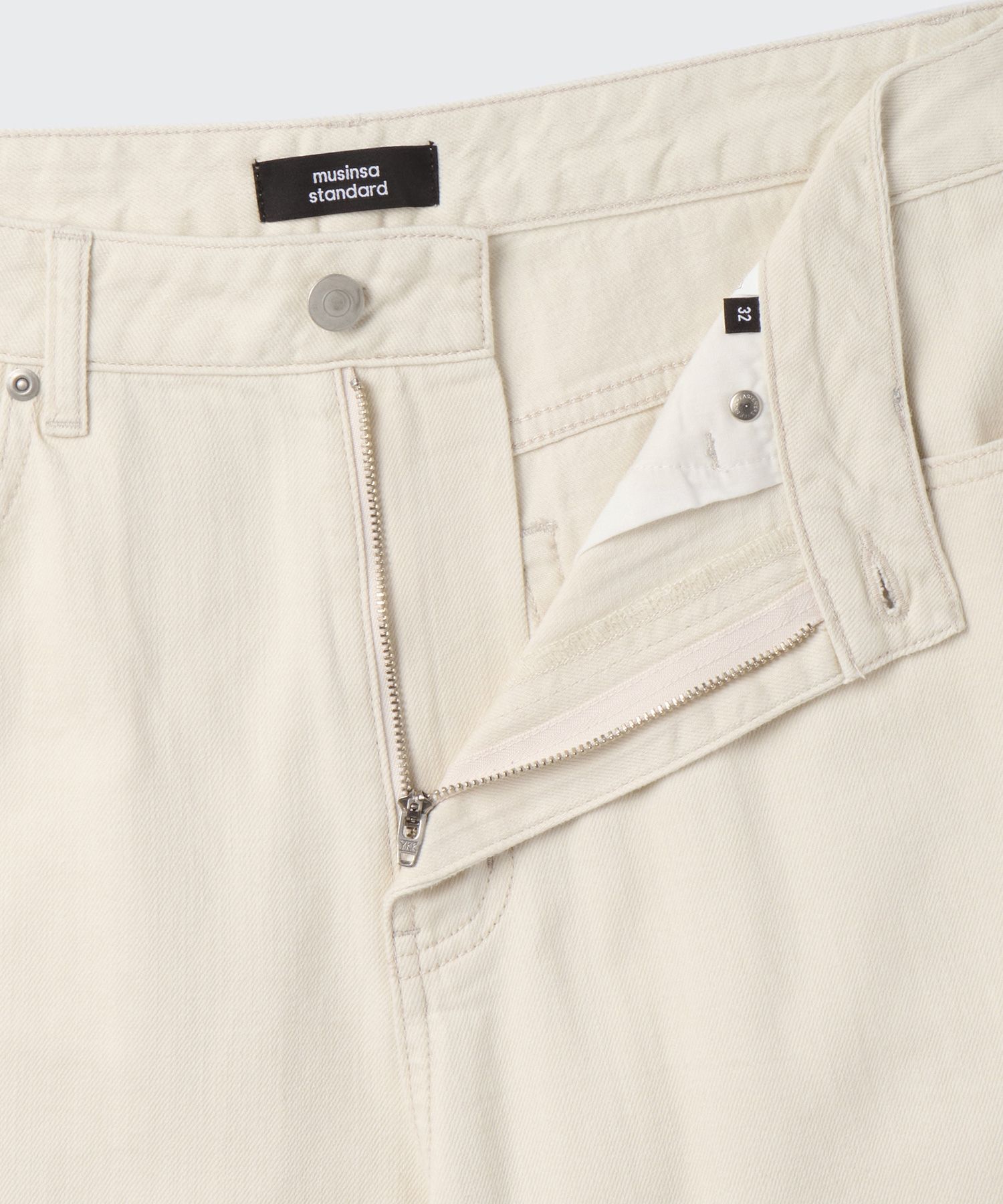 ★MUSINSA STANDARD★ Linen-like extra wide denim pants cream MUSINSA公式 | MUSINSA STANDARD Linen-like extra wide denim