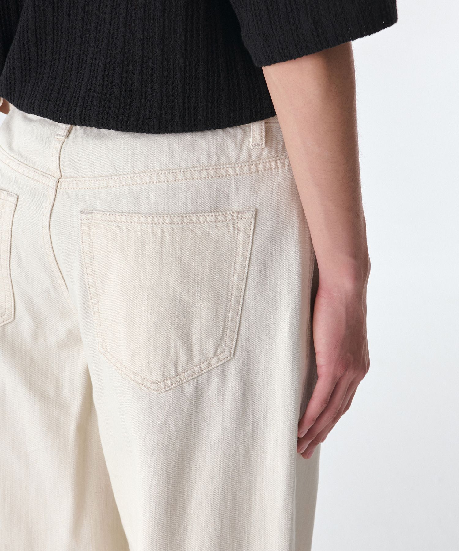 ★MUSINSA STANDARD★ Linen-like extra wide denim pants cream MUSINSA | MUSINSA STANDARD Extra wide denim pants [cream]