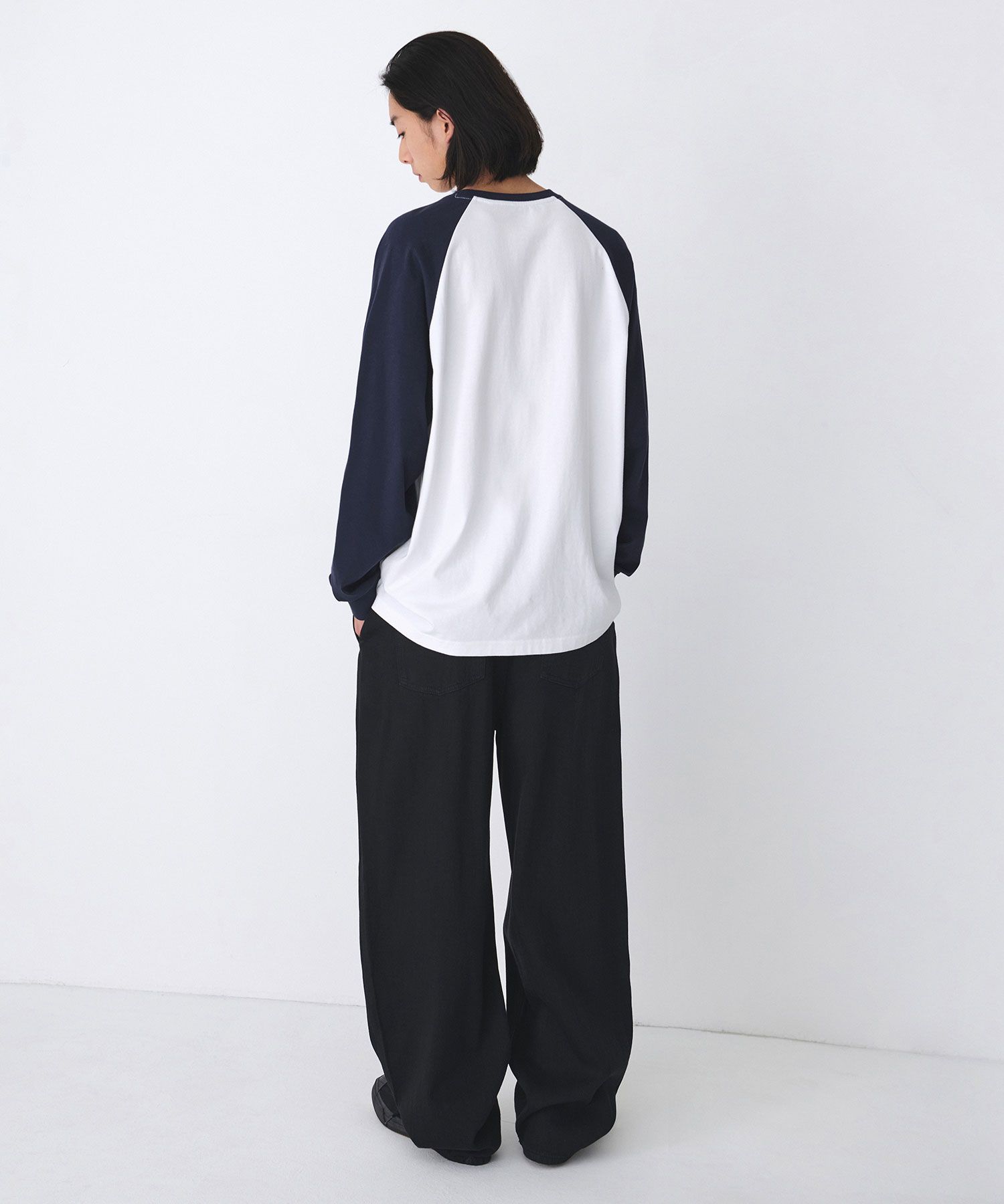 MUSINSA | MUSINSA STANDARD Linen-like semi-balloon denim