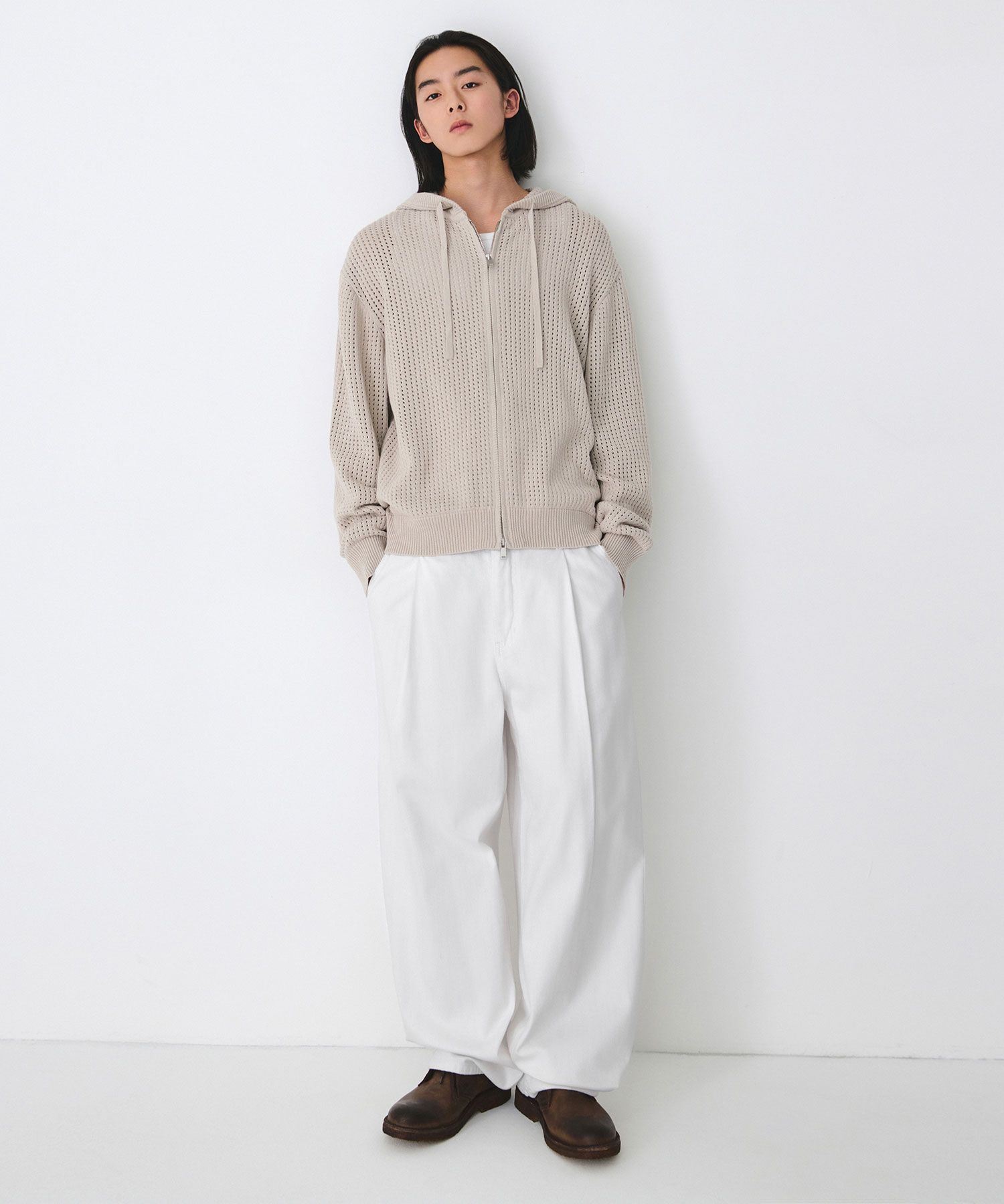 ★MUSINSA STANDARD★ Linen-like balloon denim pants cream MM MUSINSA | MUSINSA STANDARD Linen-like balloon denim pants