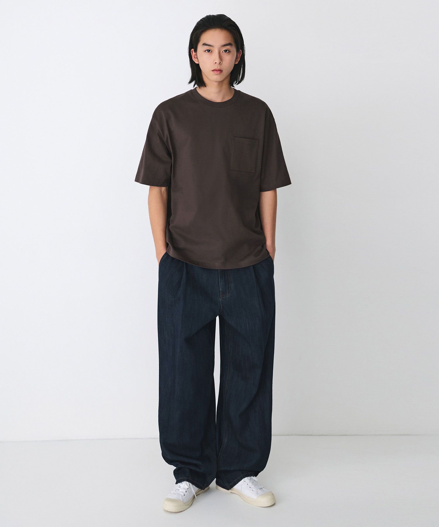 ★MUSINSA STANDARD★ Vertical Slub Semi Balloon Denim Pants MUSINSA | MUSINSA STANDARD Vertical Slub Semi Balloon Denim