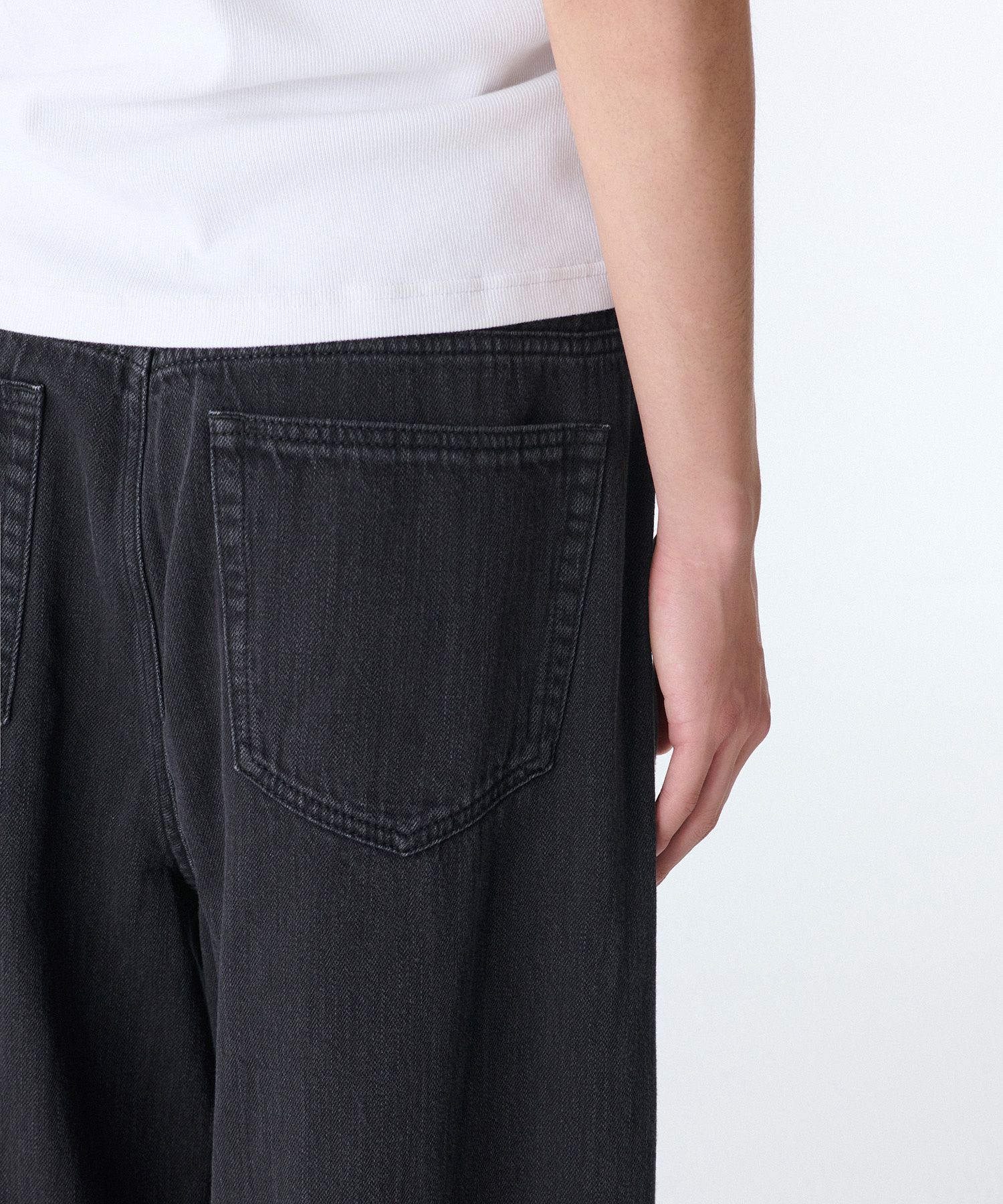 ★MUSINSA STANDARD★ Linen-like extra wide denim pants dark MUSINSA | MUSINSA STANDARD Linen-like extra wide denim pants