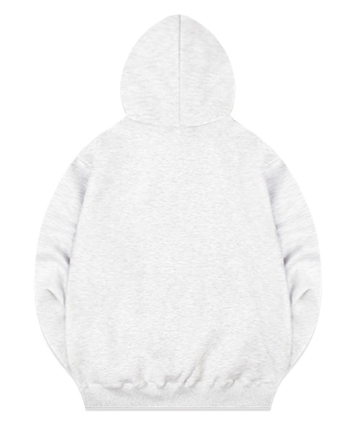 랜덤오프(RANDOMOFF) [NAPPING SELECTION] 1990 LETTERING HOODIE [WHITE MELANGE]