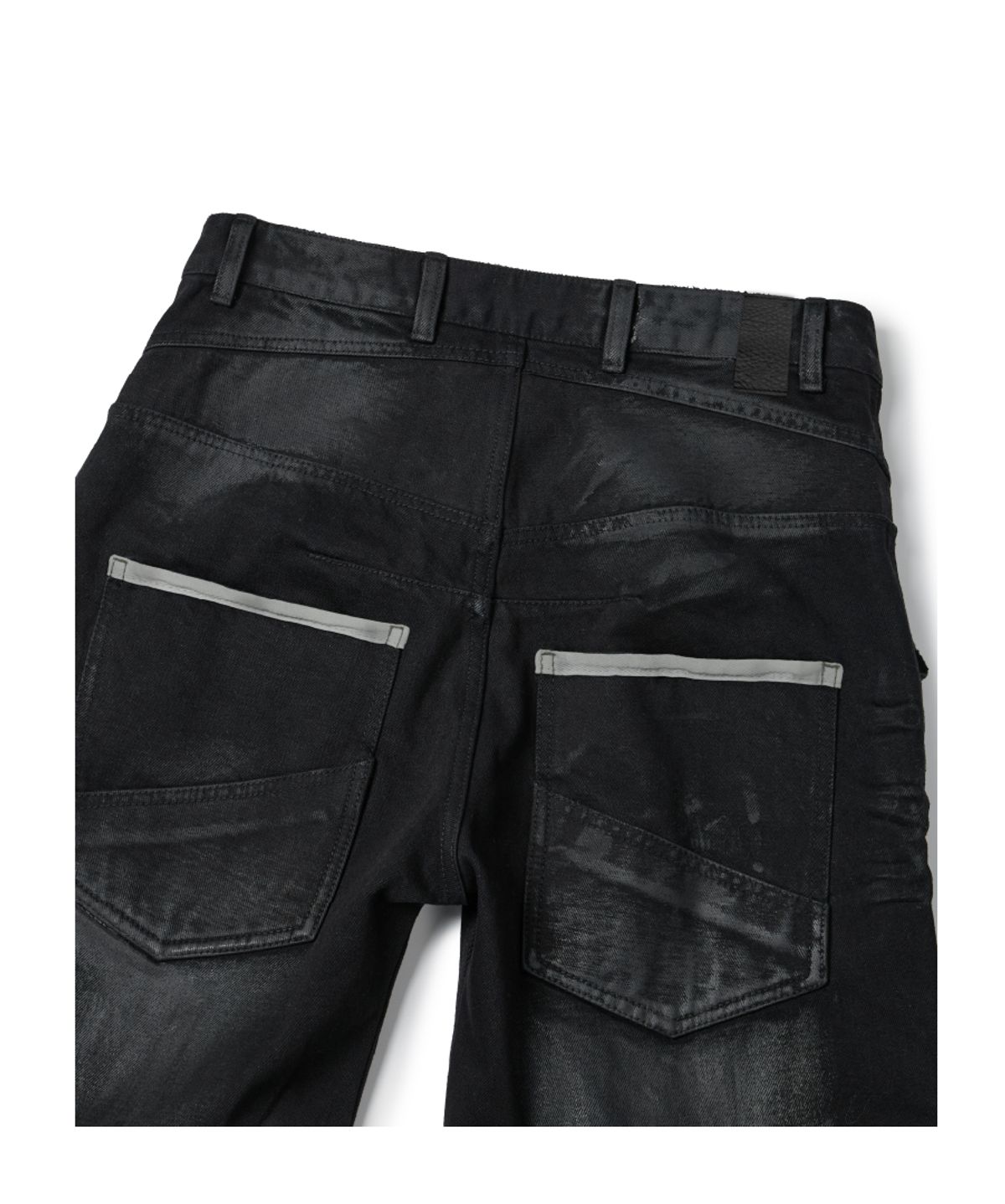 이티씨이(ETCE) KENDRICK REGULAR DENIM PANTS (COATING BLACK)