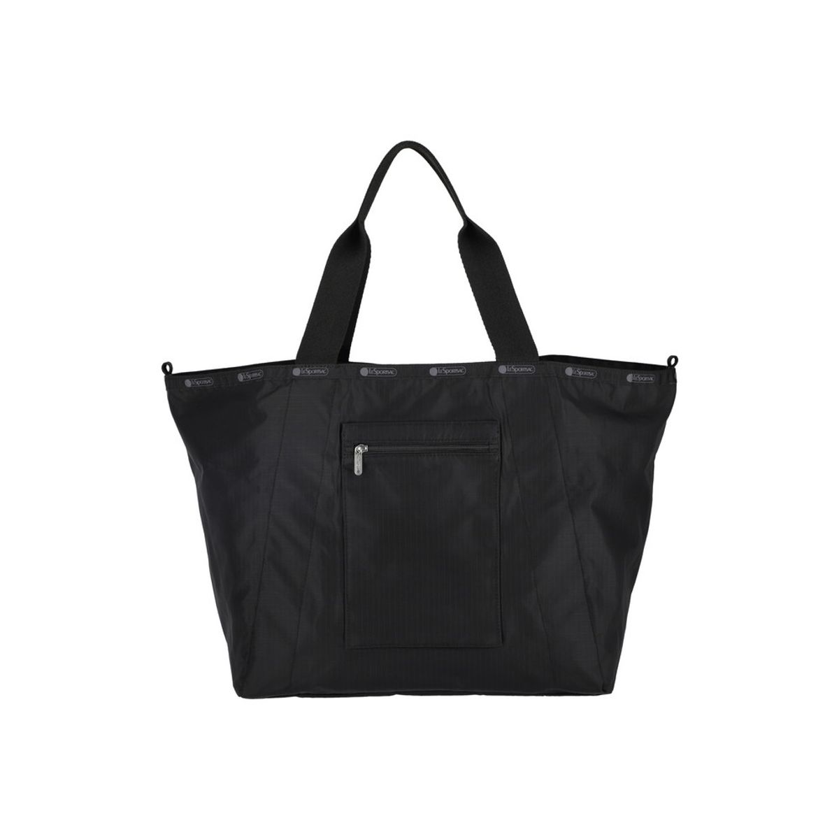 레스포색(LESPORTSAC) 투웨이 리사이클드 블랙 E/W 리버시블 포켓 토트백 [1043.LB48]