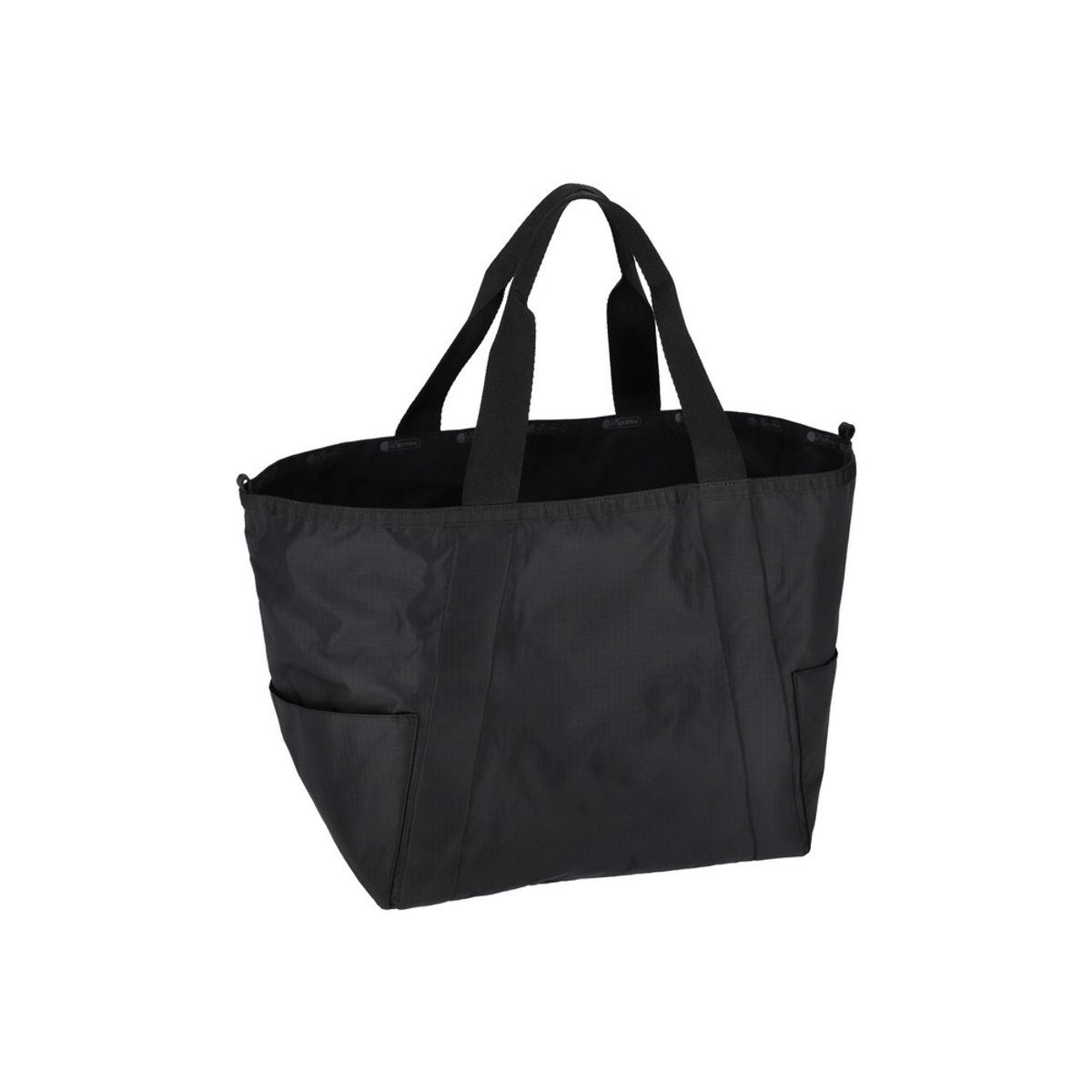레스포색(LESPORTSAC) 투웨이 리사이클드 블랙 E/W 리버시블 포켓 토트백 [1043.LB48]