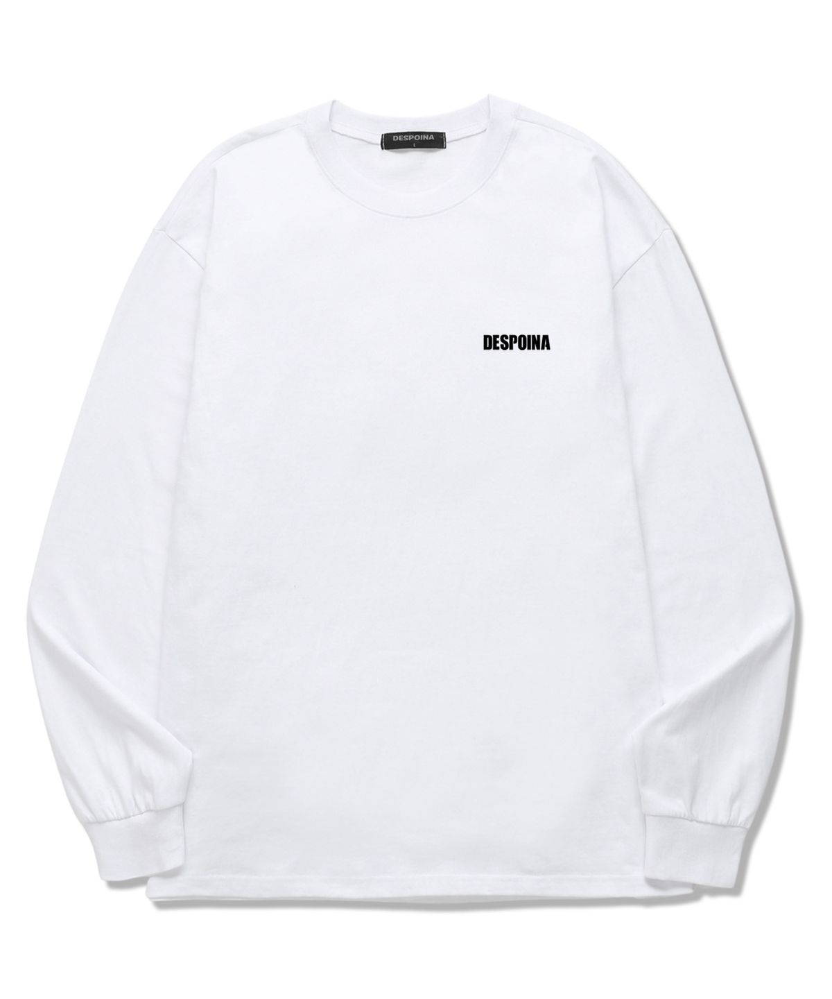 우즈(OUSE) Basic font 롱슬리브 (DLS026) 화이트