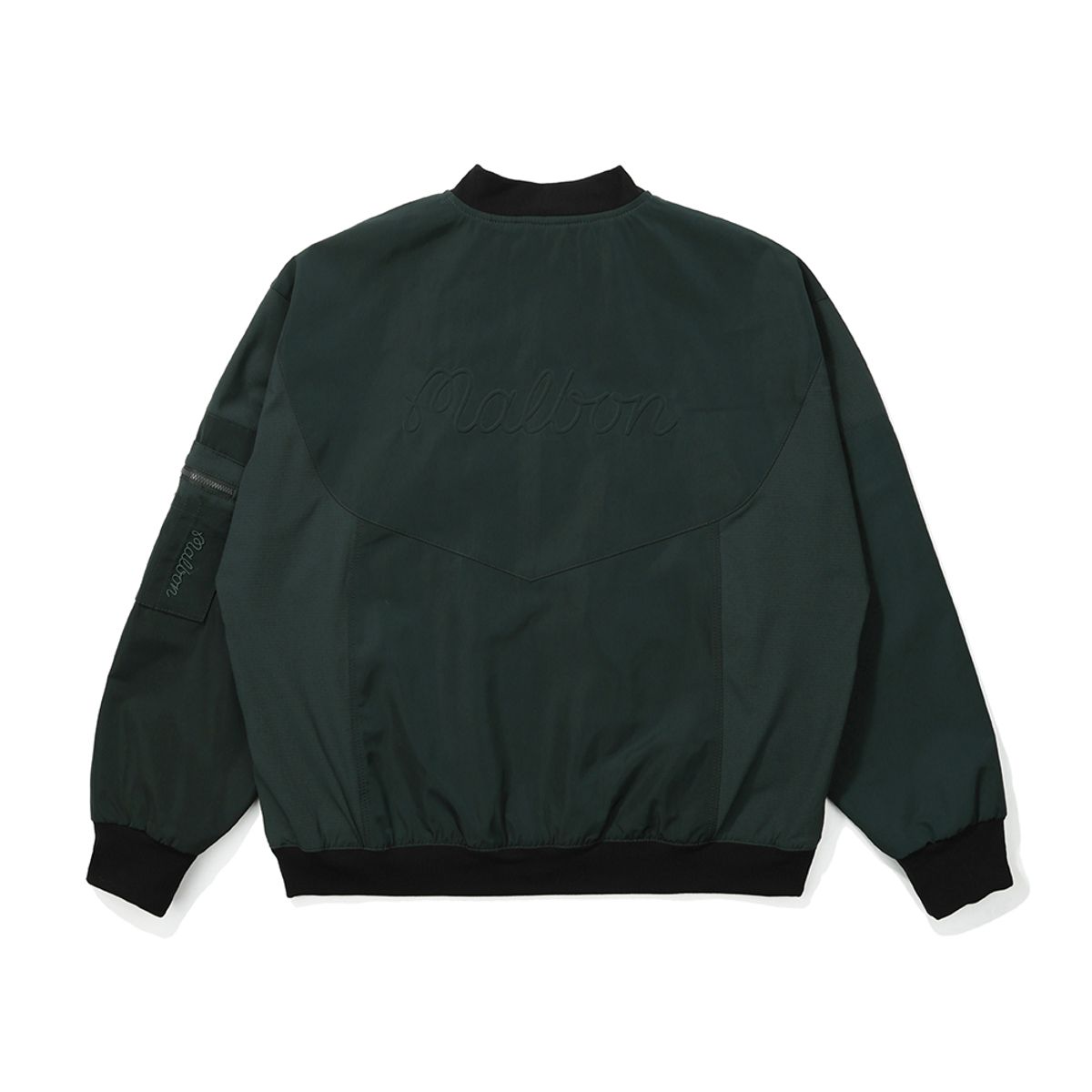 말본 골프(MALBON GOLF) 메쉬믹스 봄버형 자켓 DARK GREEN (WOMAN)