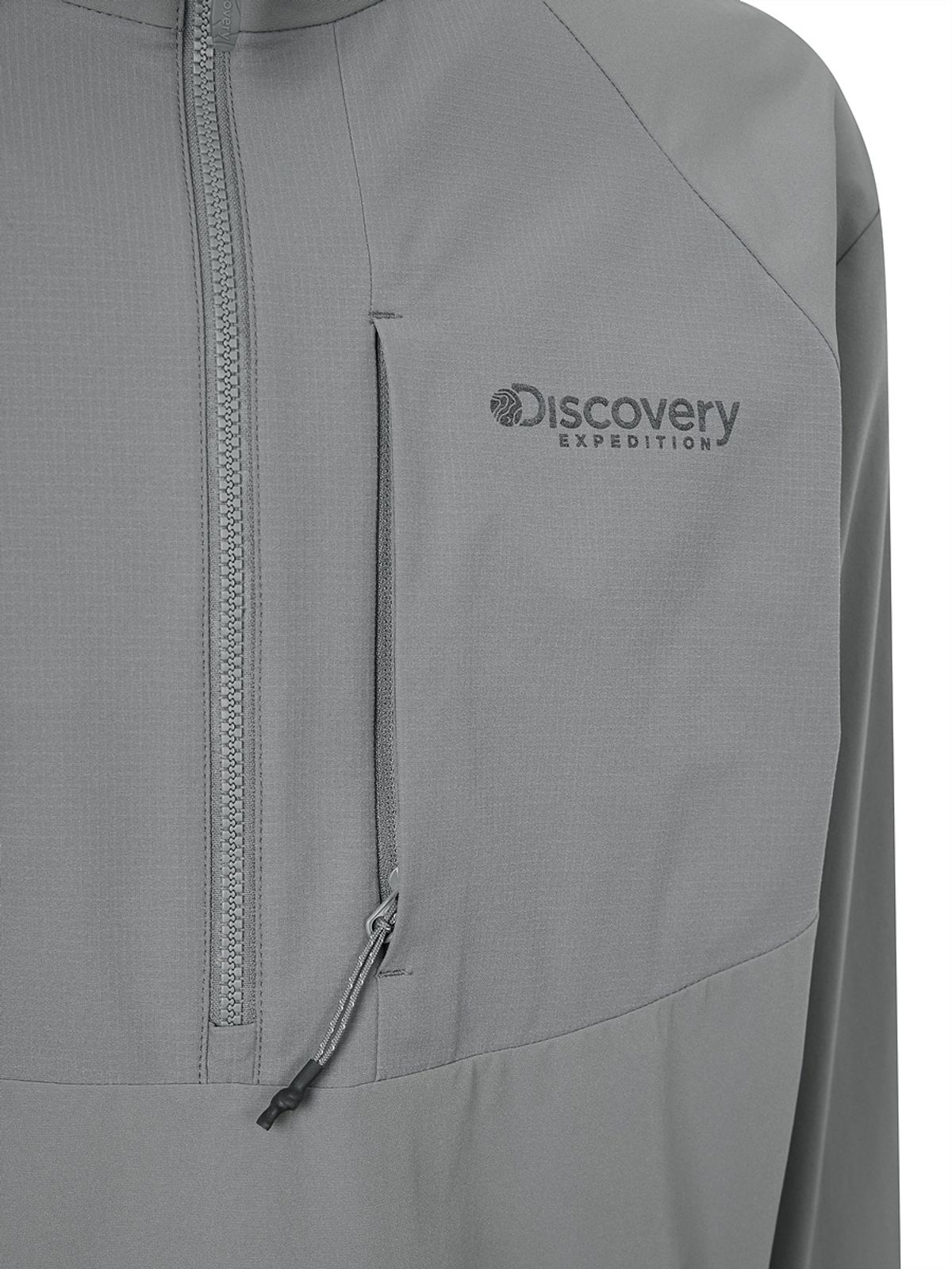 디스커버리 익스페디션(DISCOVERY EXPEDITION) 프레시벤트 폴튼 하이브리드 하이넥 아노락 (GREY)