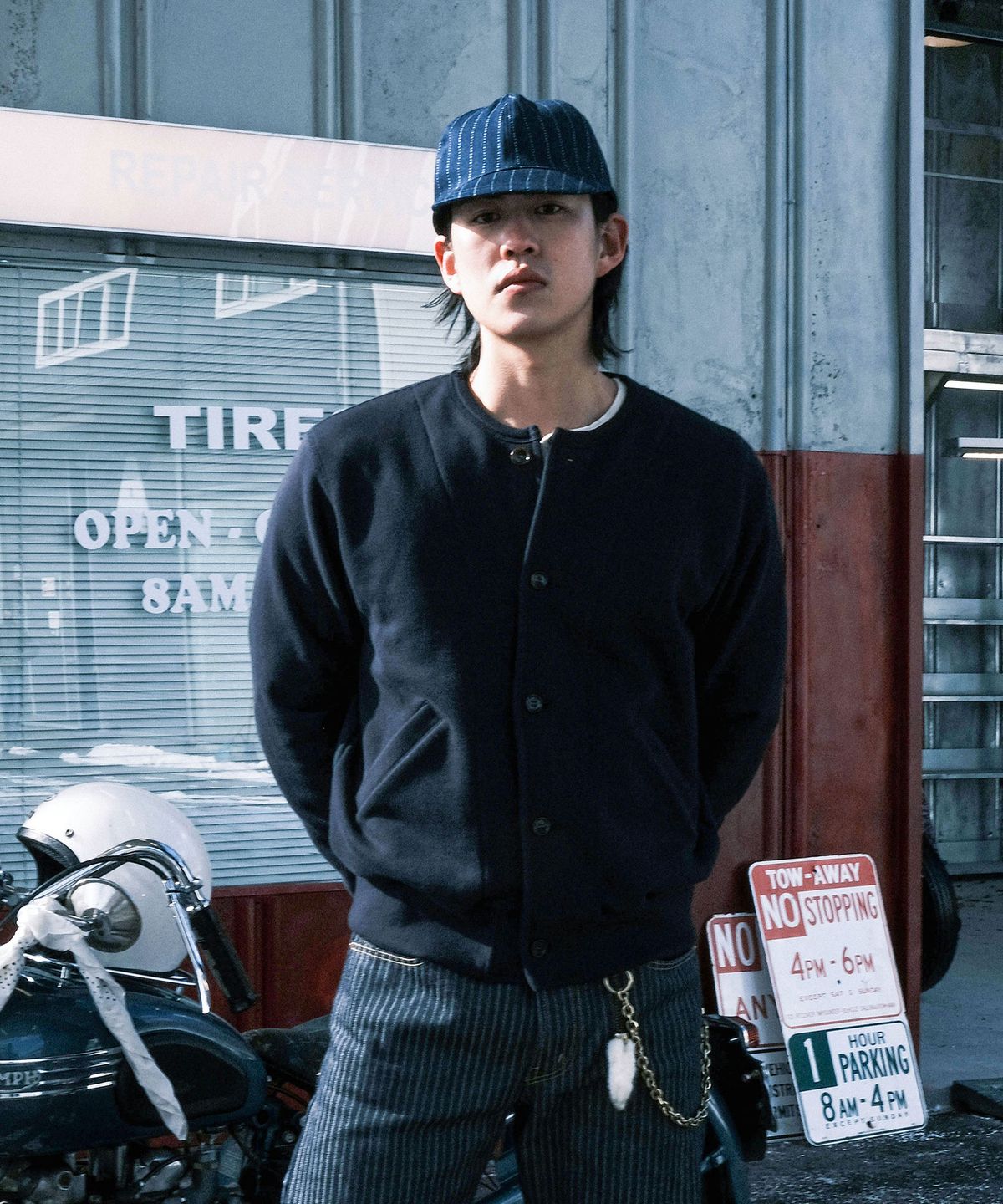 비디알(VDR) SWEAT COAT [Deep Indigo]