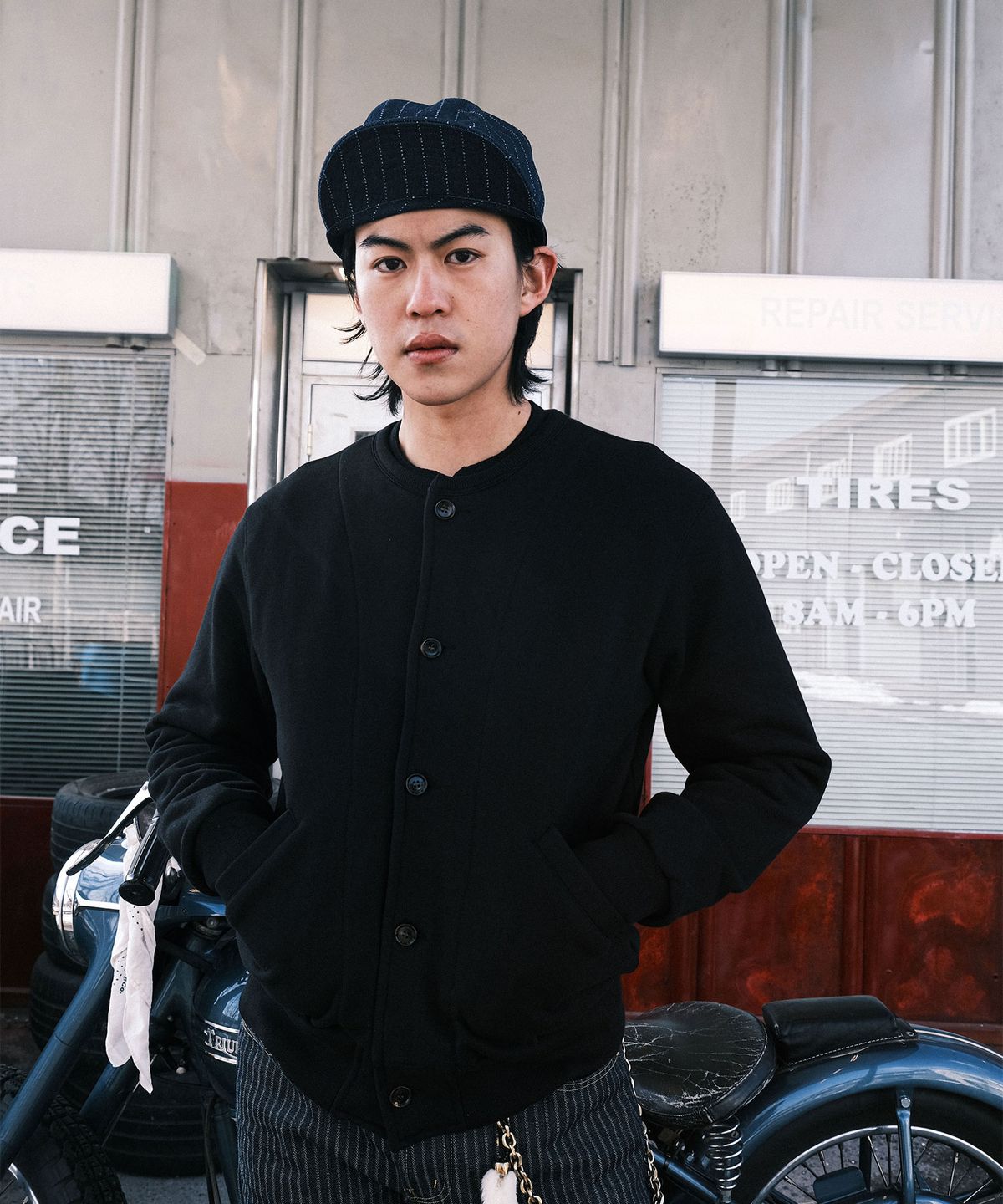 비디알(VDR) SWEAT COAT [Black Night]
