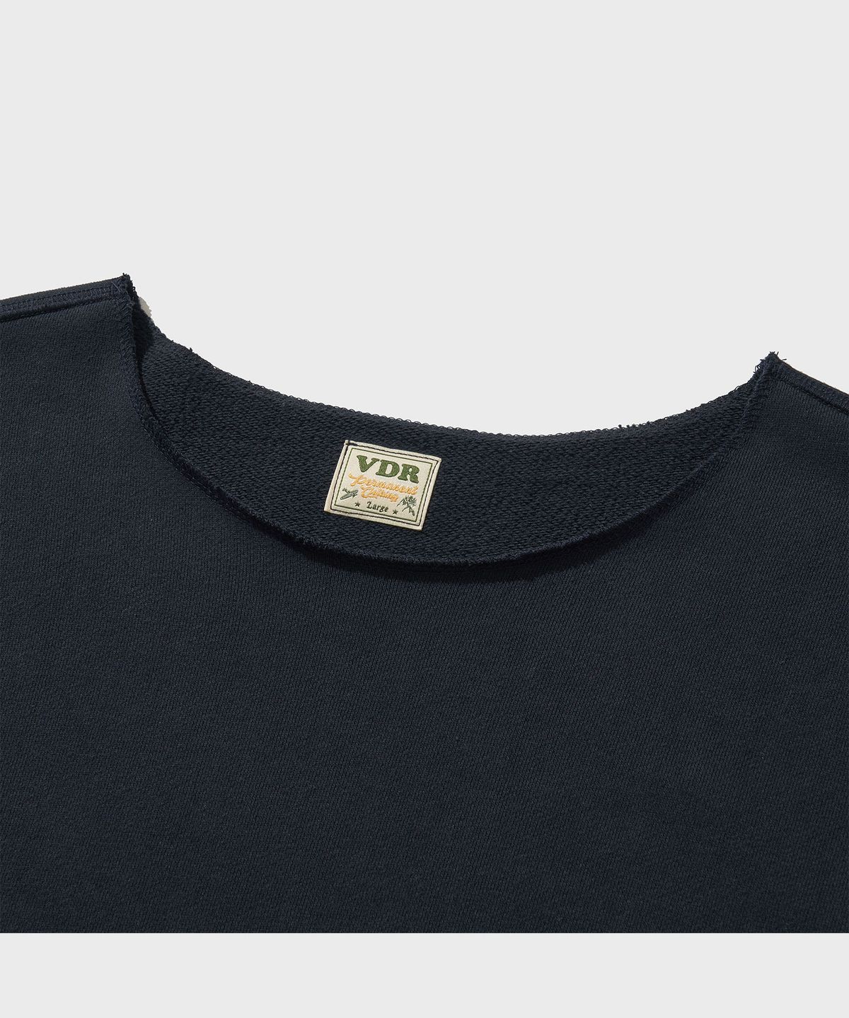 비디알(VDR) 2POCKET DAMAGED SWEAT PARKA [Deep Indigo]