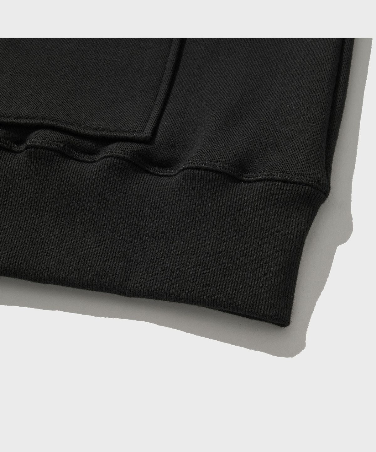 비디알(VDR) 2POCKET DAMAGED SWEAT PARKA [Black Night]