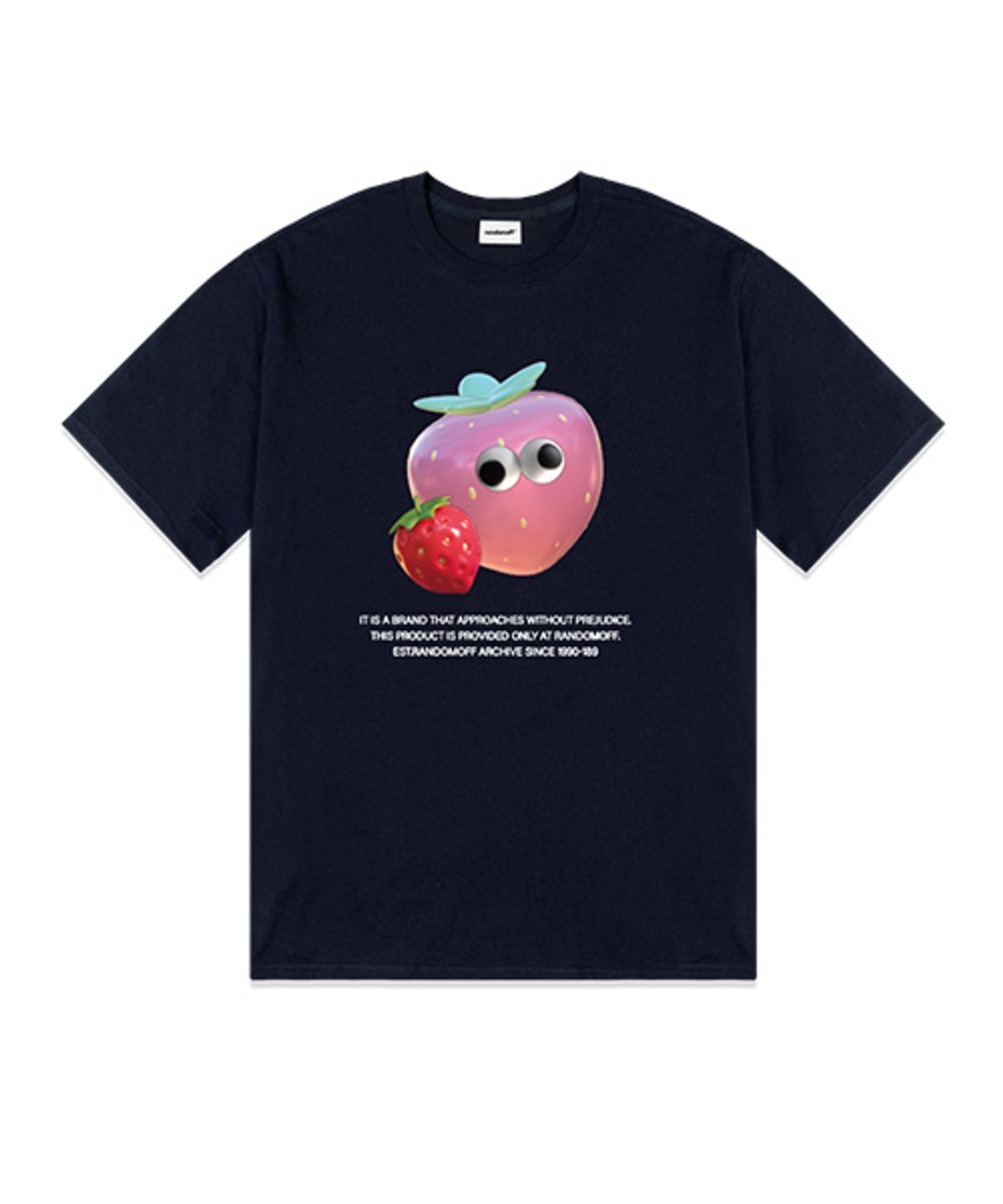 랜덤오프(RANDOMOFF) 3D TWIN STRAWBERRY T-SHIRT (4color)