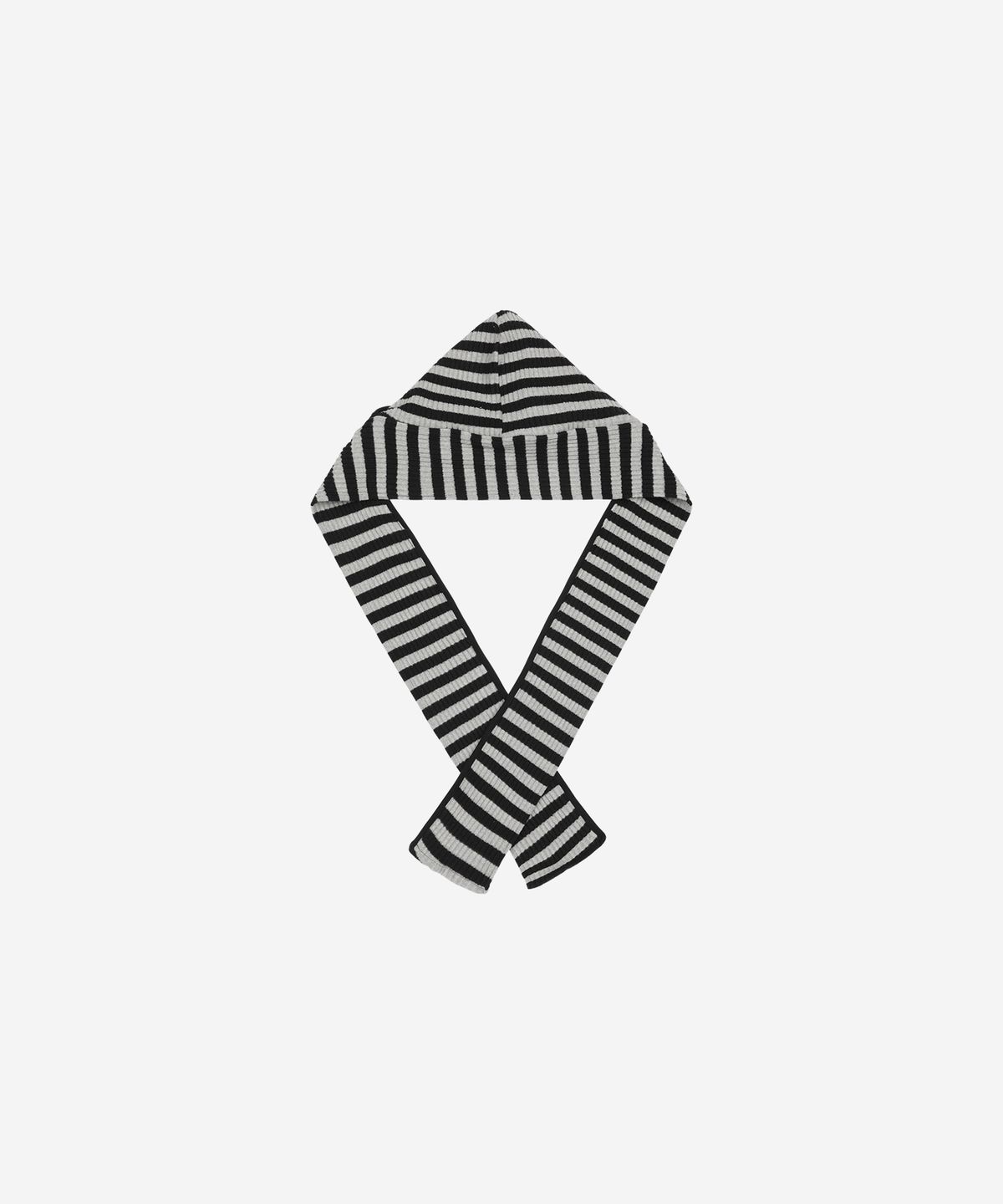 프라블럼올웨이즈(PROBLEMALLWAYS) Hand-Stitched Stripe Hood Scarf