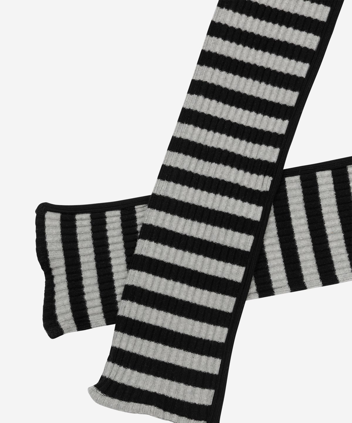 프라블럼올웨이즈(PROBLEMALLWAYS) Hand-Stitched Stripe Hood Scarf
