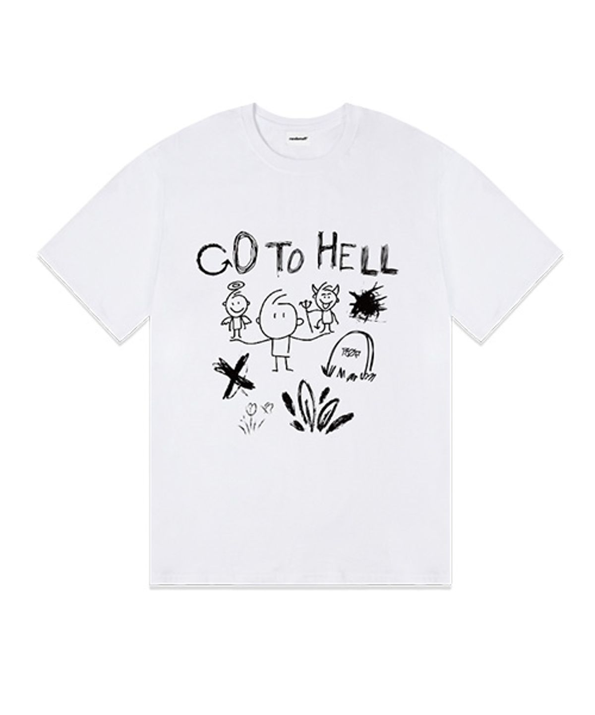 랜덤오프(RANDOMOFF) GO TO HELL T-SHIRT (4color)