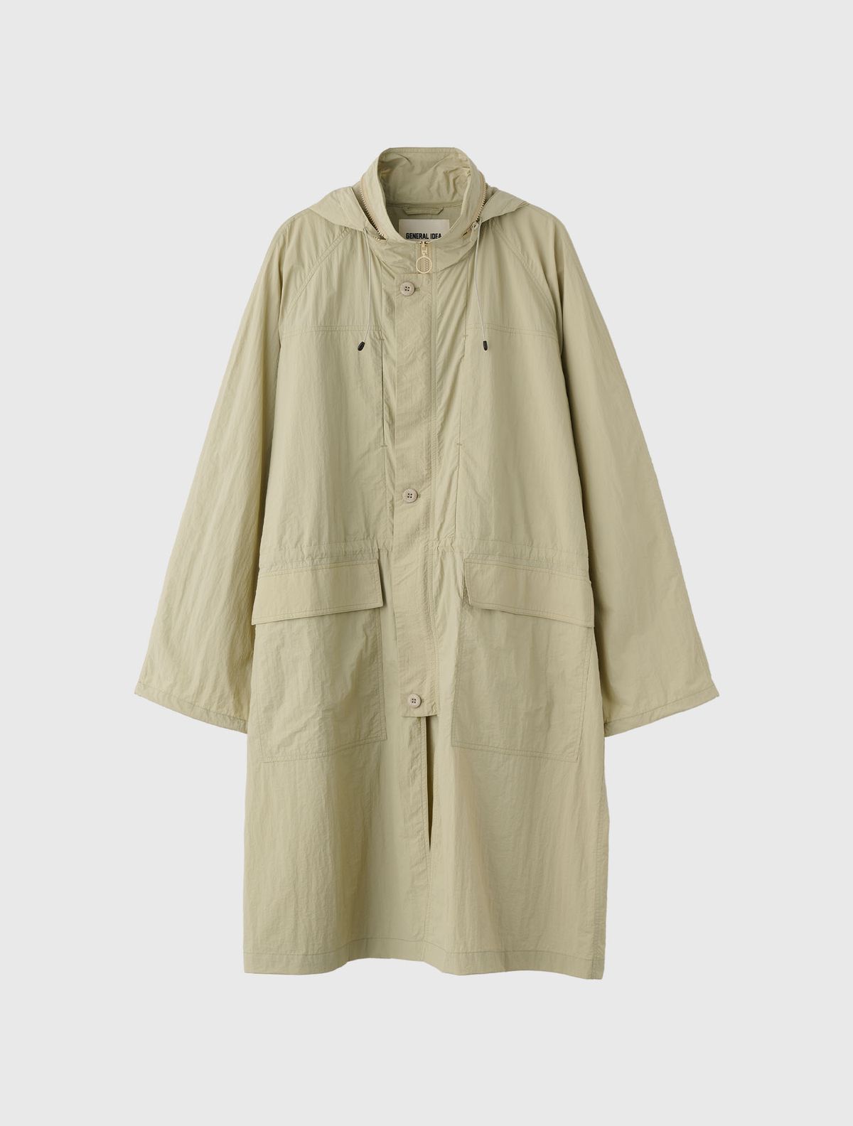 제너럴아이디어(GENERALIDEA) UNISEX 유틸리티 롱 사파리 점퍼 [BEIGE] / SBE1U07003