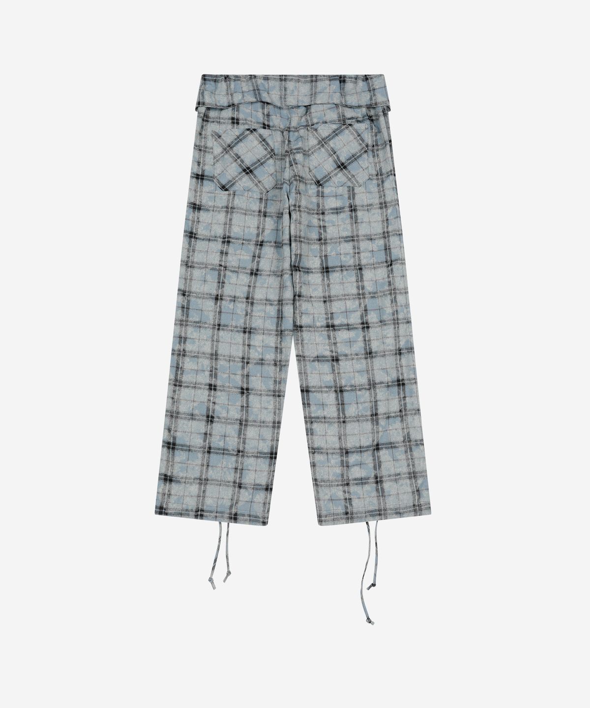 프라블럼올웨이즈(PROBLEMALLWAYS) Rustic Check Shirt Pants Skyblue