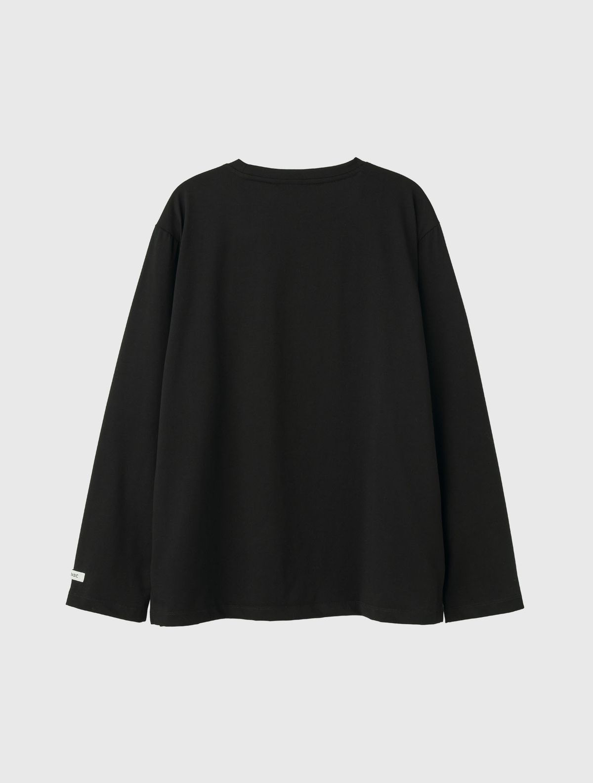 제너럴아이디어(GENERALIDEA) 릴렉스 롱 슬리브 티 [BLACK] / WBE1L01508