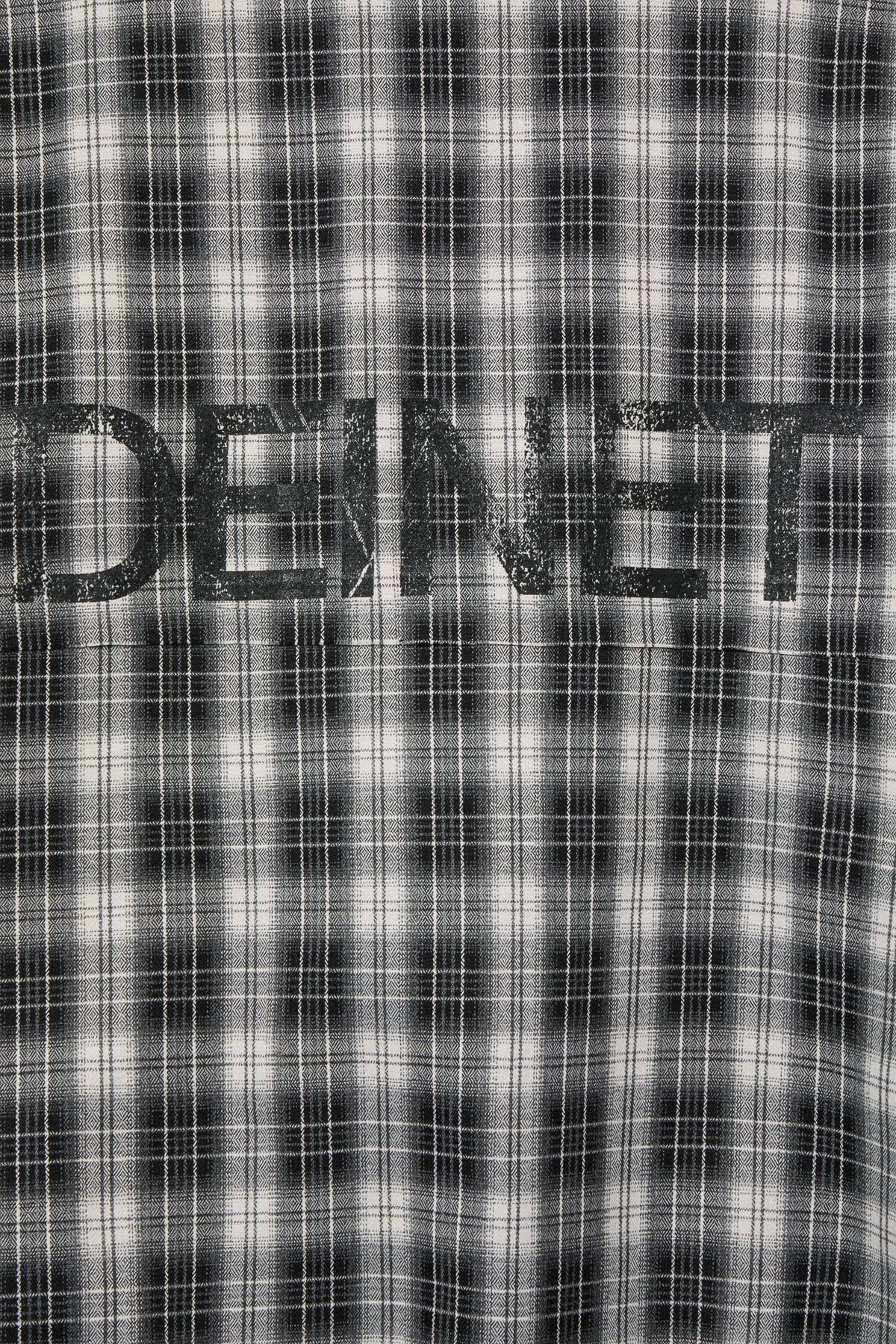 다이닛(DEINET) CHECK BOMBER JACKET IN BLACK
