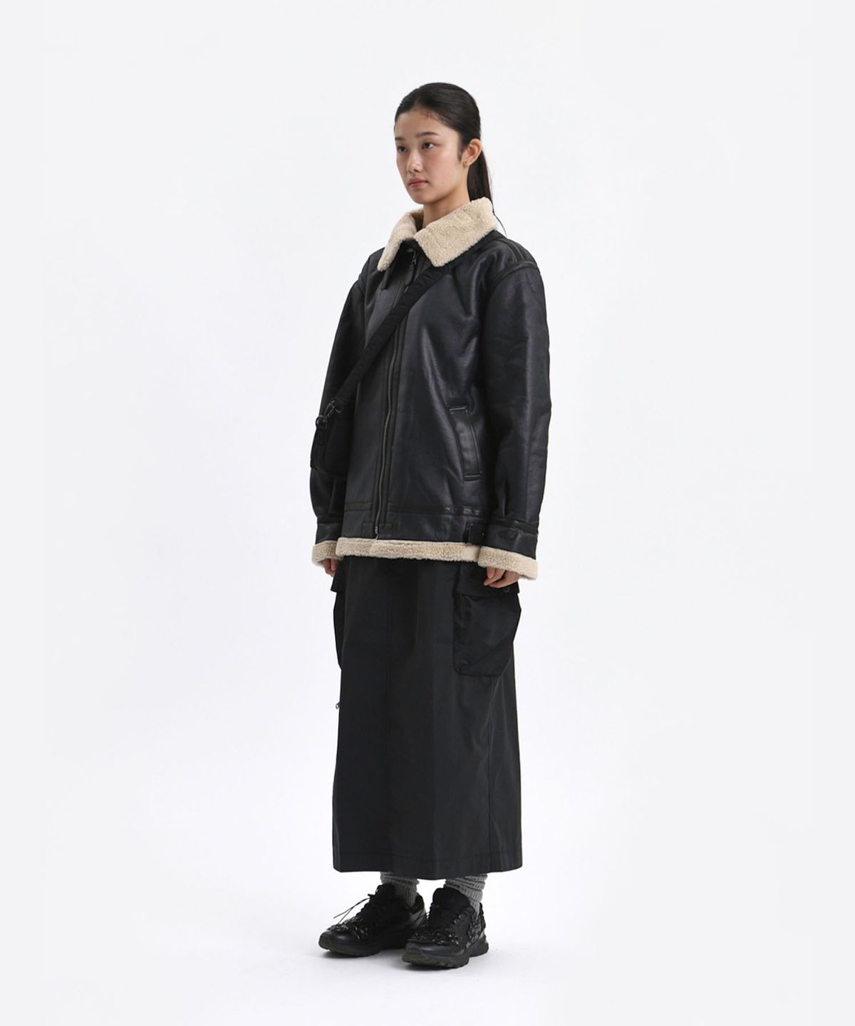 알파 인더스트리(ALPHA INDUSTRIES) M-65 스커트 블랙