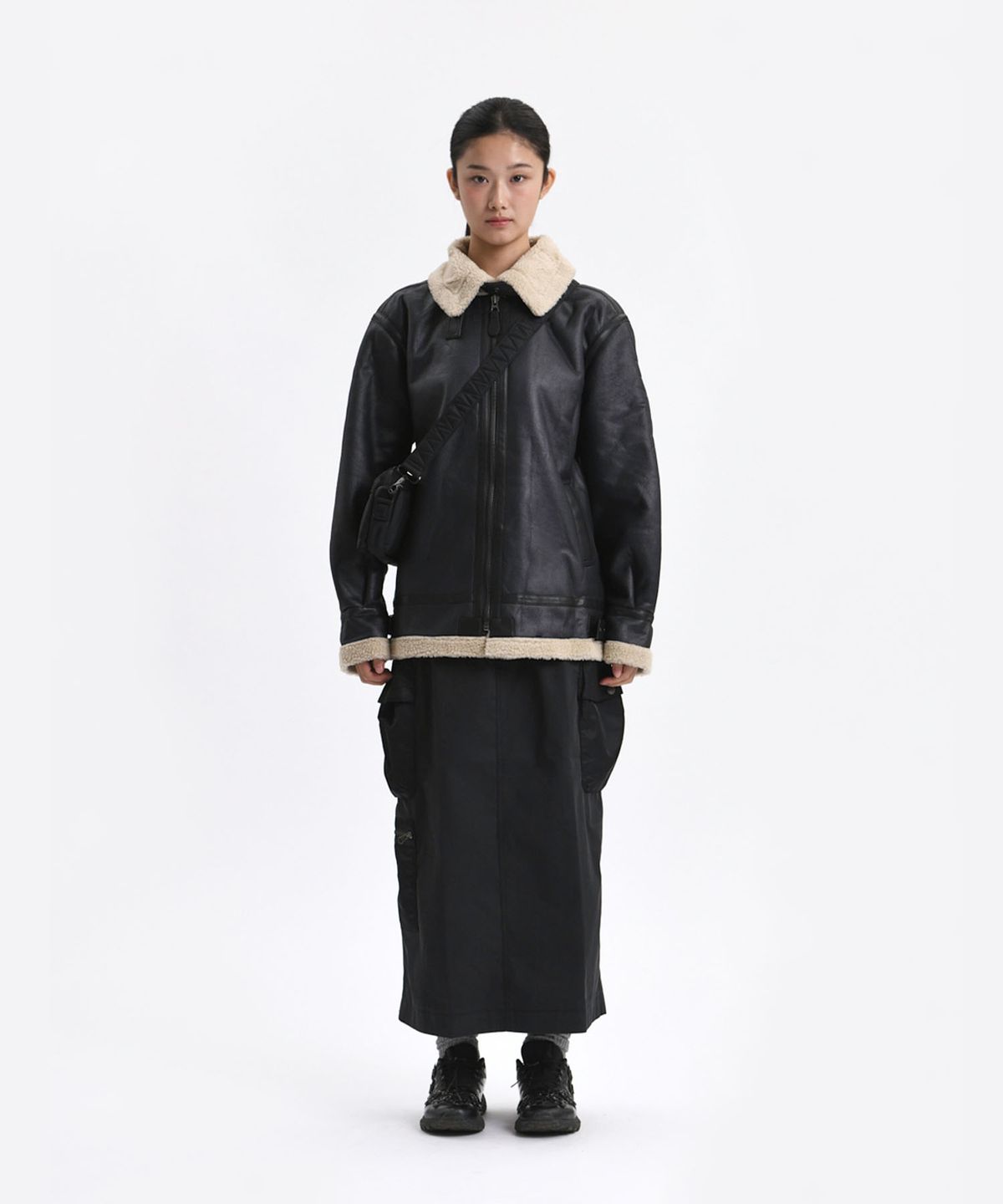 알파 인더스트리(ALPHA INDUSTRIES) M-65 스커트 블랙