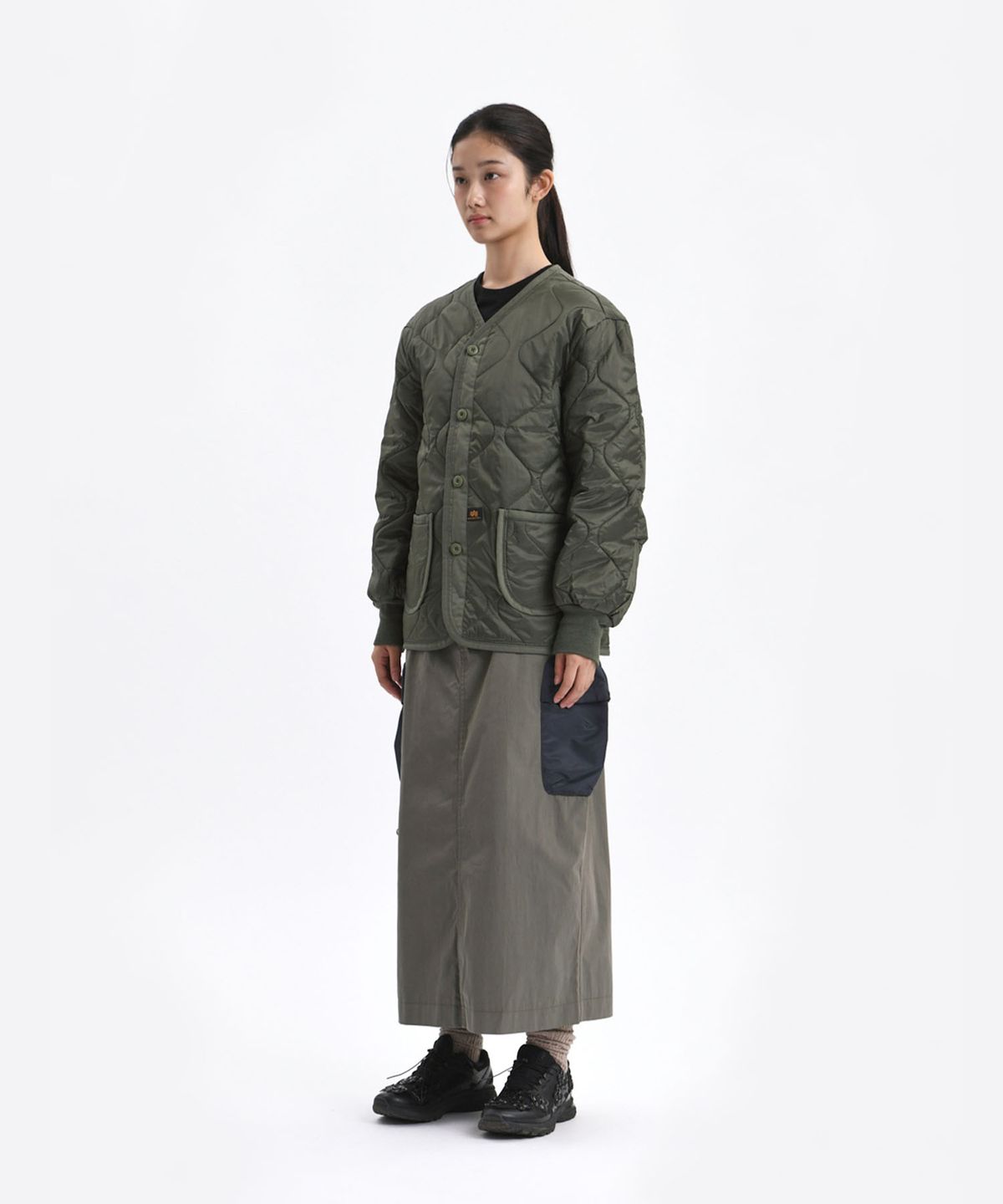 알파 인더스트리(ALPHA INDUSTRIES) M-65 스커트 필드 그레이