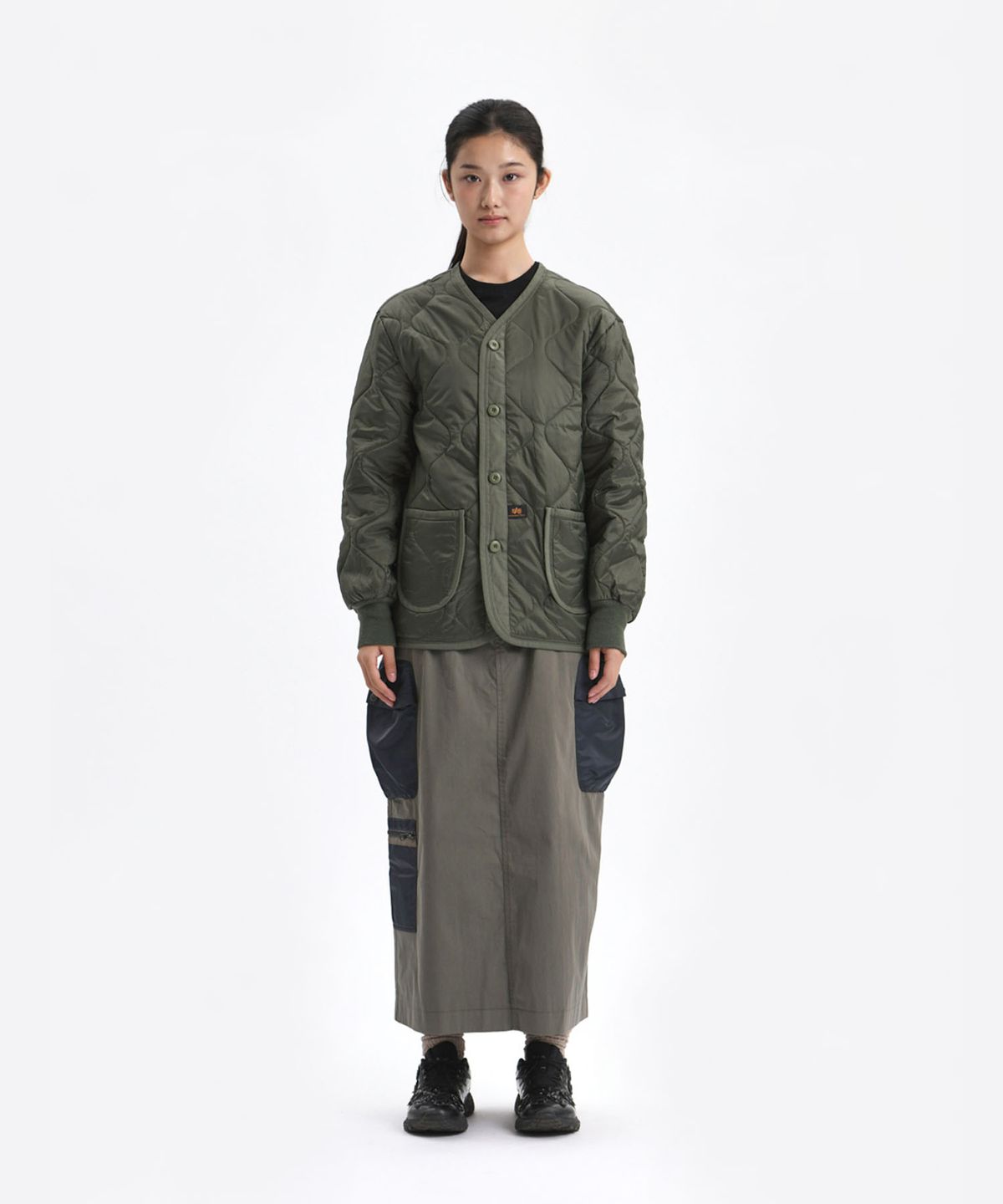 알파 인더스트리(ALPHA INDUSTRIES) M-65 스커트 필드 그레이
