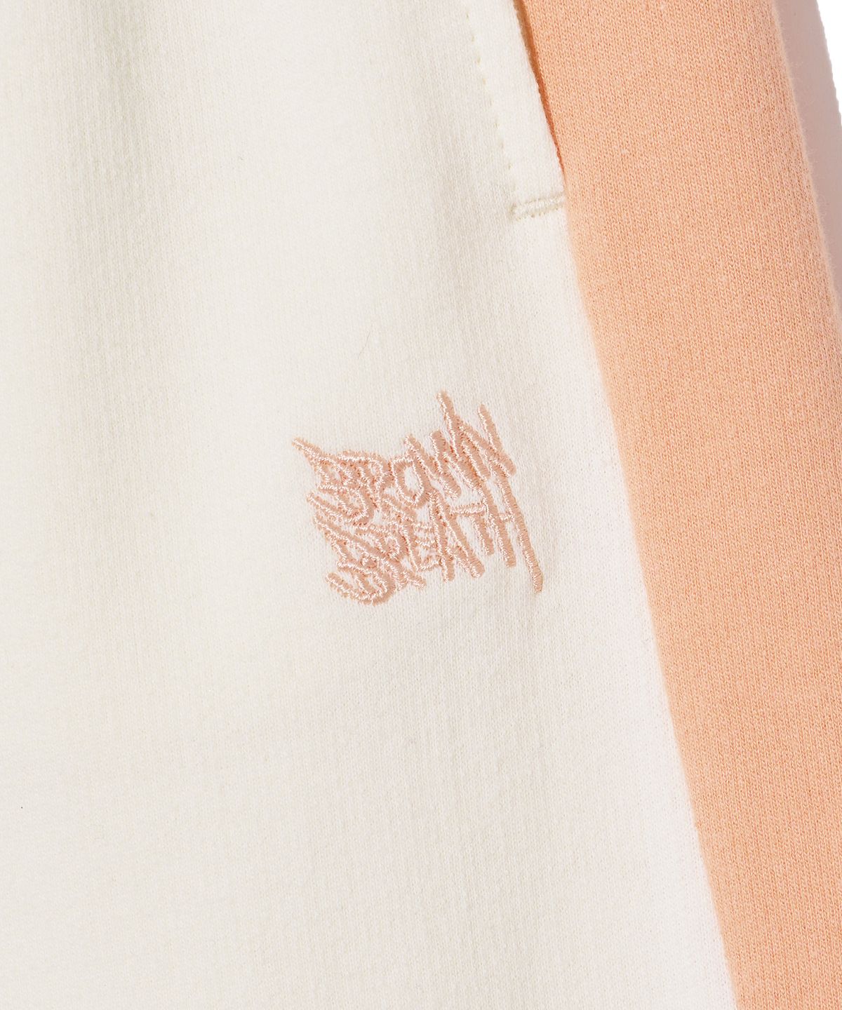 브라운브레스 키즈(BROWNBREATH KIDS) KIDS TAG WIDE PANTS - CREAM
