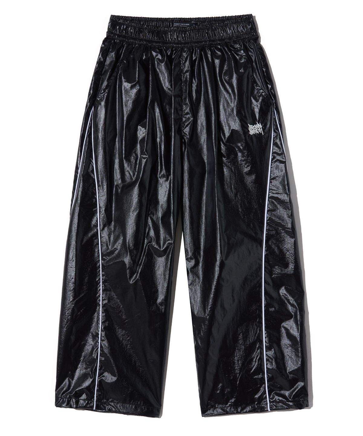 브라운브레스 키즈(BROWNBREATH KIDS) KIDS TAG PIPING LINE PANTS - BLACK