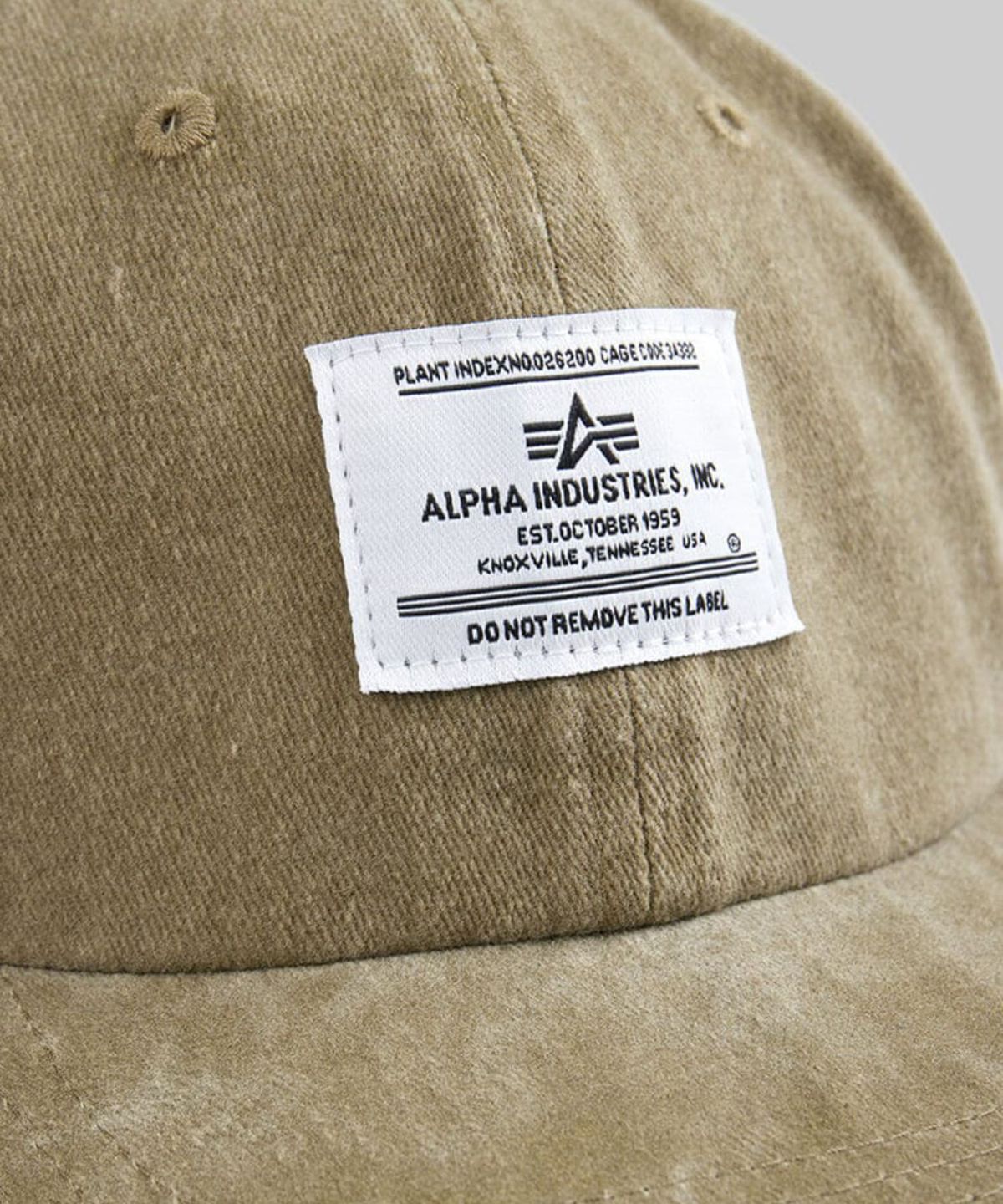알파 인더스트리(ALPHA INDUSTRIES) 배틀워시 캡 올리브
