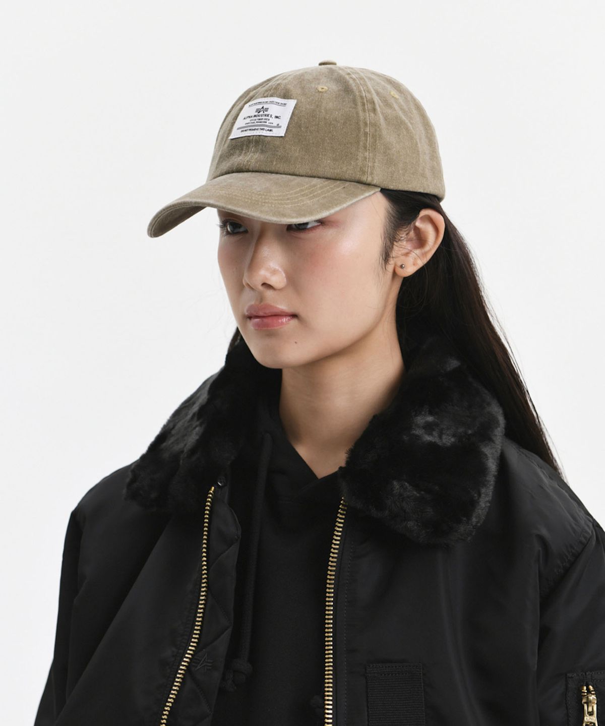 알파 인더스트리(ALPHA INDUSTRIES) 배틀워시 캡 올리브