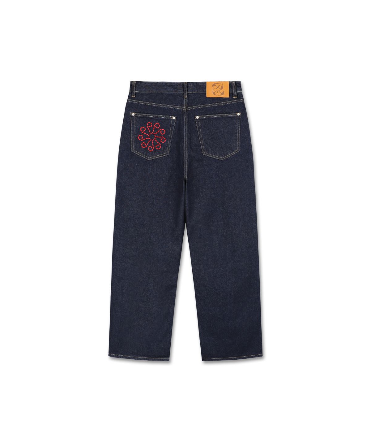 9999아카이브(9999ARCHIVE) Linking Wide Denim Pants