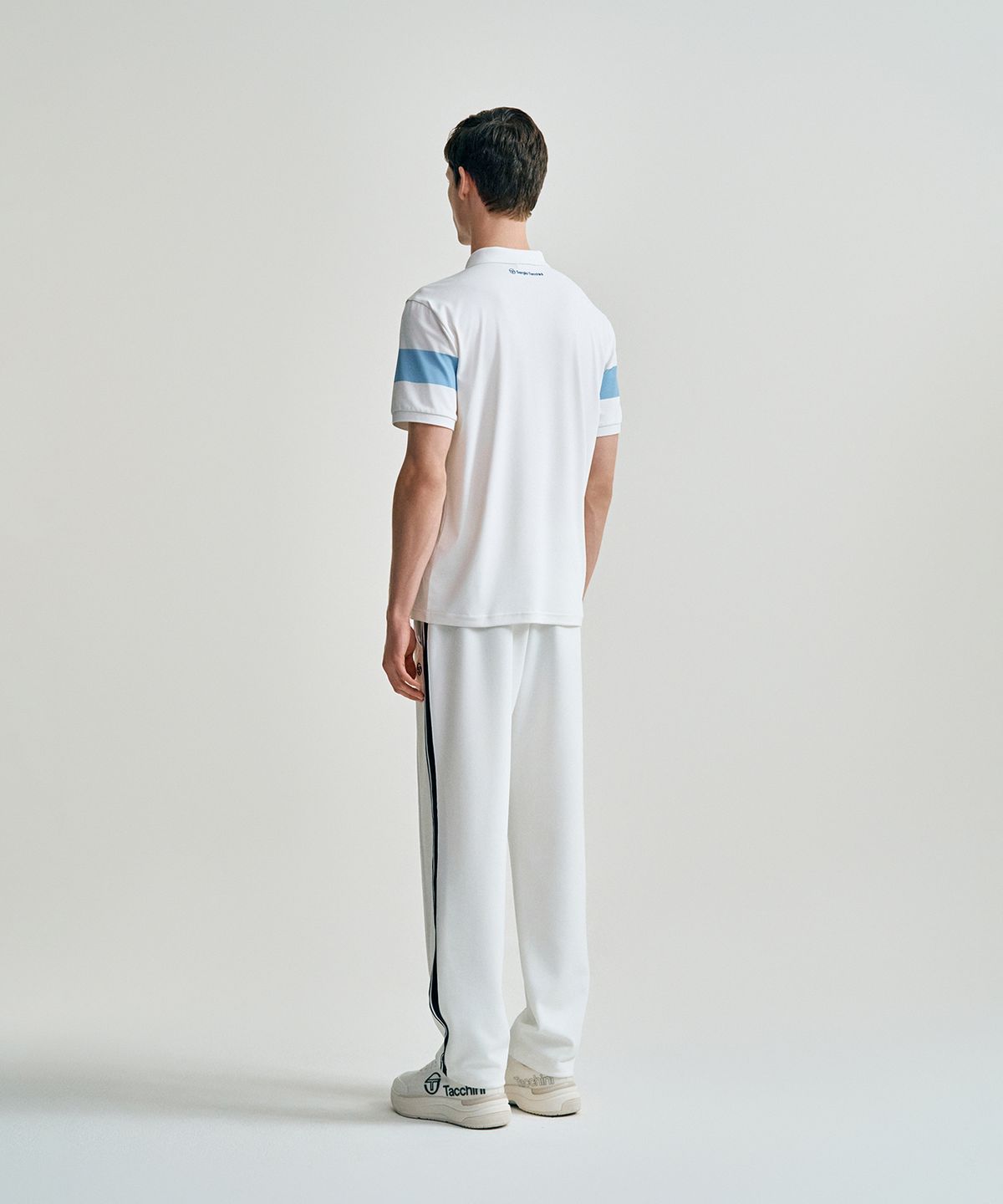 세르지오 타키니(SERGIO TACCHINI) M 레이프레쉬 다마린도 피케 반팔 티셔츠 (White)