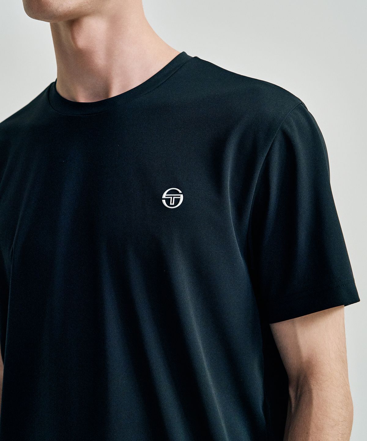 세르지오 타키니(SERGIO TACCHINI) M 레이프레쉬 피케 반팔 티셔츠 (Black)
