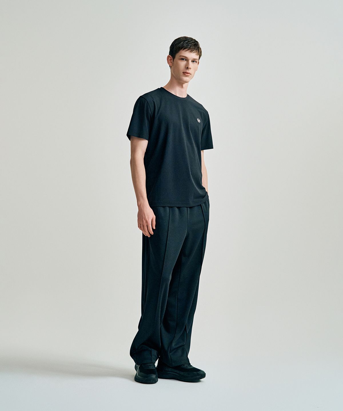 세르지오 타키니(SERGIO TACCHINI) M 레이프레쉬 피케 반팔 티셔츠 (Black)