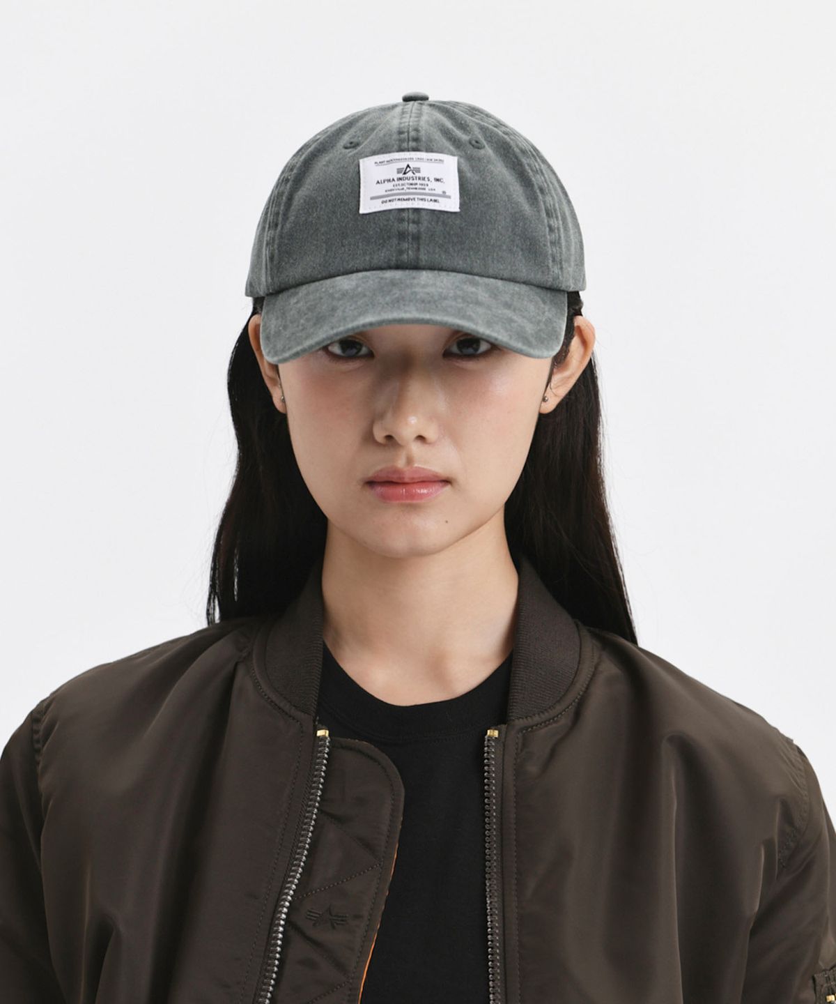 알파 인더스트리(ALPHA INDUSTRIES) 배틀워시 캡 다크 그린