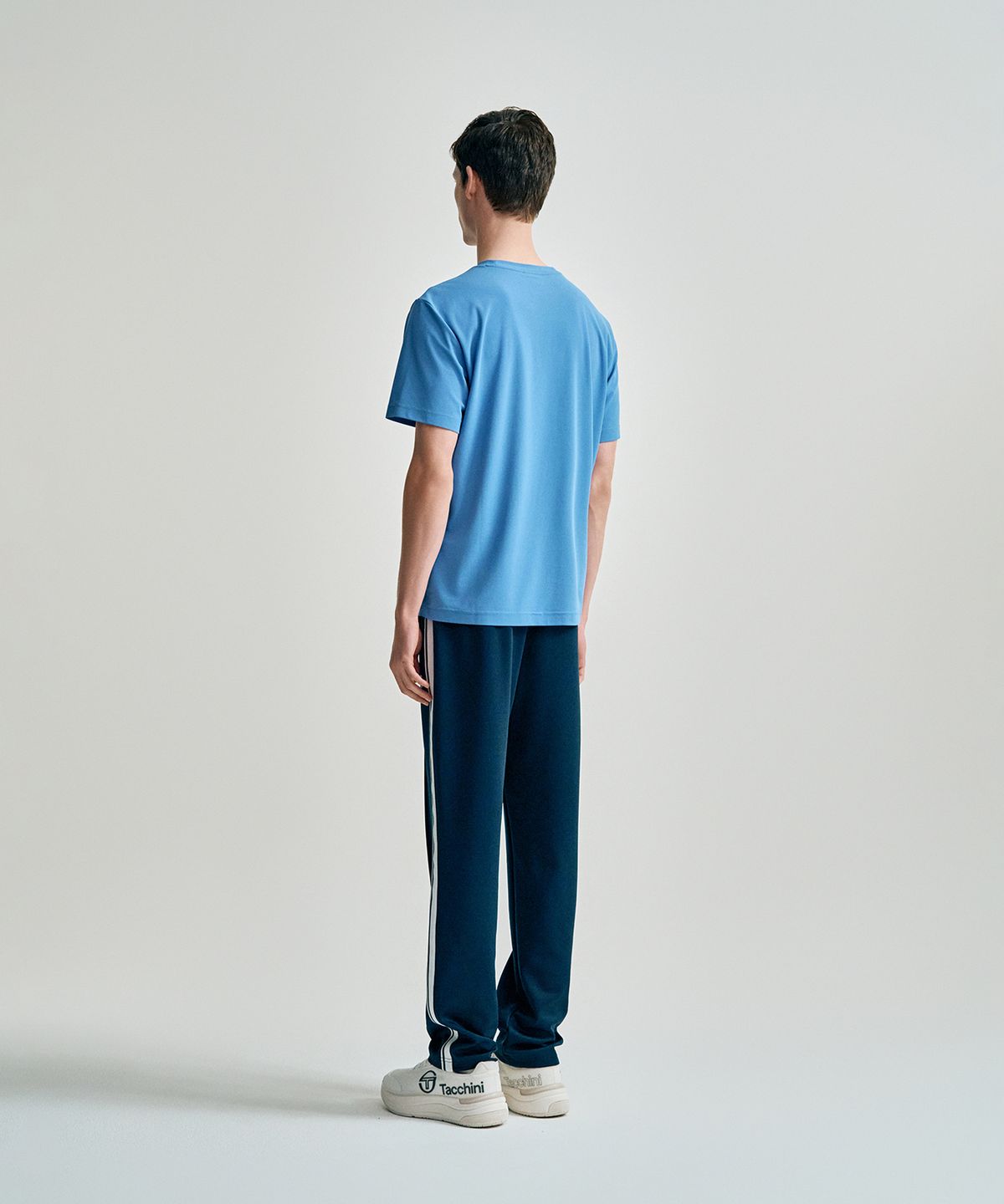 세르지오 타키니(SERGIO TACCHINI) M 레이프레쉬 피케 반팔 티셔츠 (Indigo)