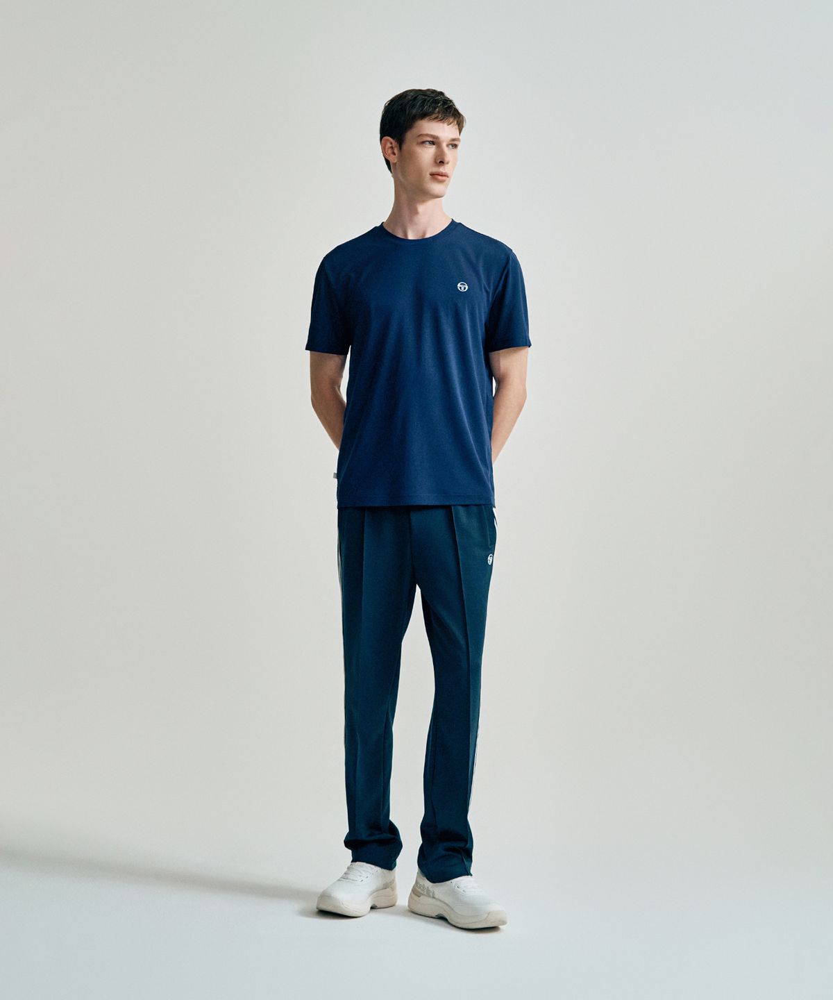세르지오 타키니(SERGIO TACCHINI) M 레이프레쉬 피케 반팔 티셔츠 (Navy)