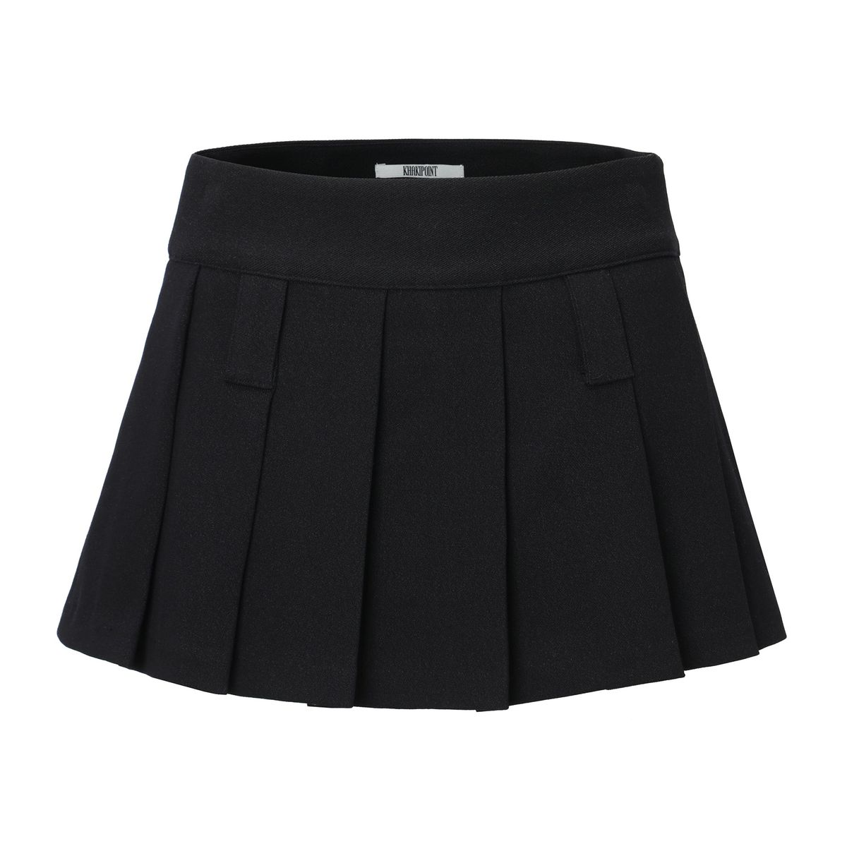 카키포인트(KHAKIPOINT) Pleats Skirt (black)