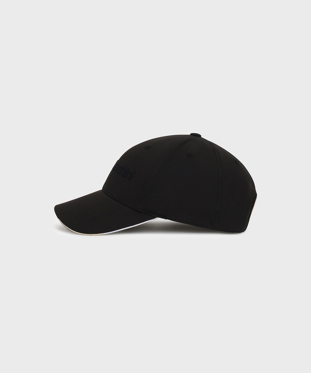 세르지오 타키니(SERGIO TACCHINI) U 볼륨 자수 폴리 볼캡 (Black)