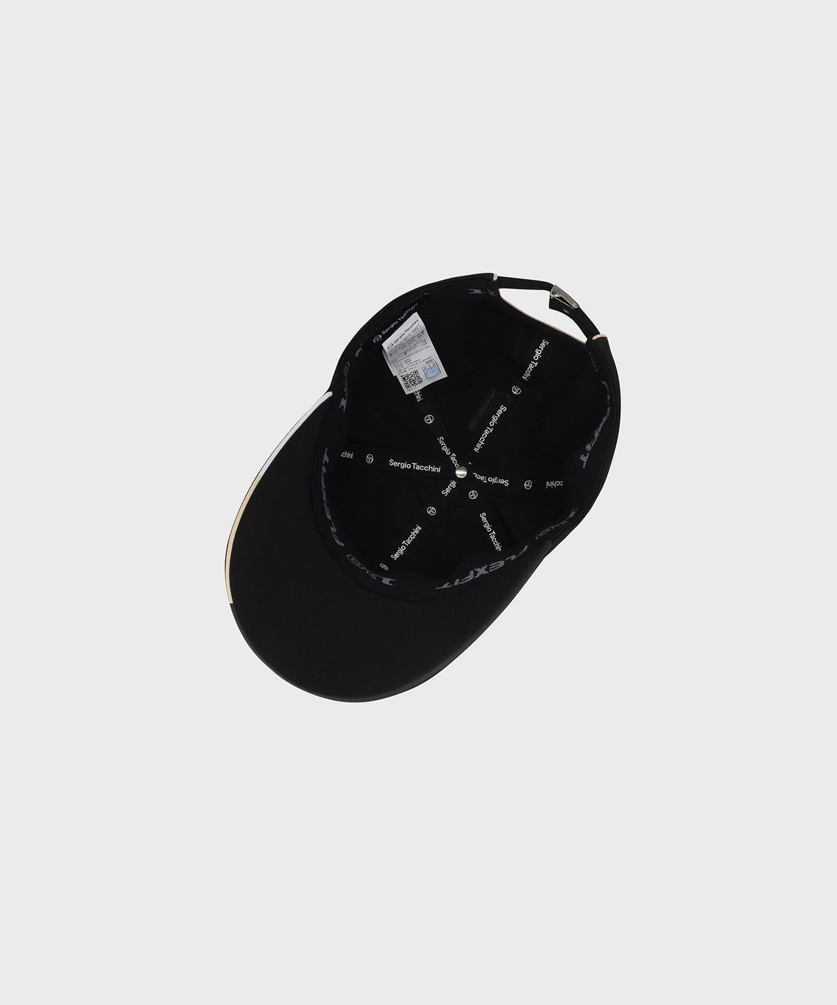 세르지오 타키니(SERGIO TACCHINI) U 볼륨 자수 폴리 볼캡 (Black)