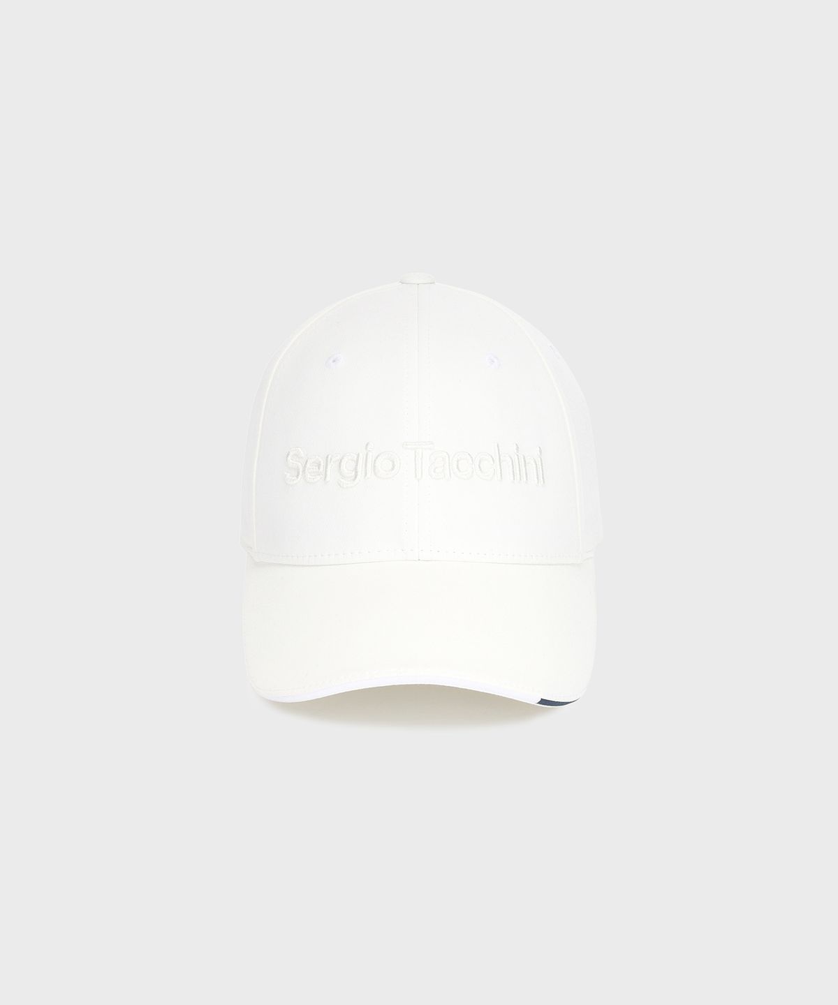 세르지오 타키니(SERGIO TACCHINI) U 볼륨 자수 폴리 볼캡 (White)