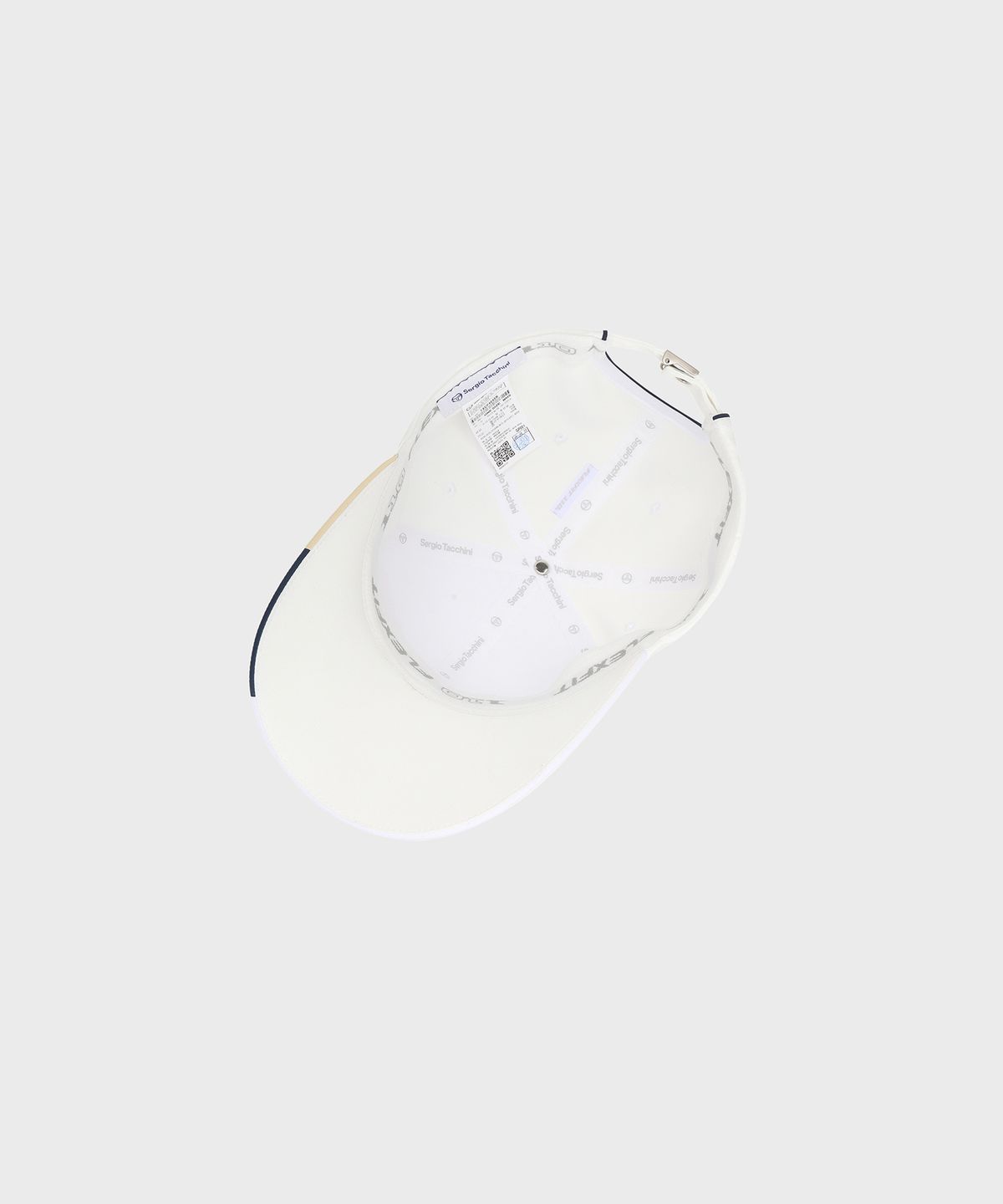 세르지오 타키니(SERGIO TACCHINI) U 볼륨 자수 폴리 볼캡 (White)
