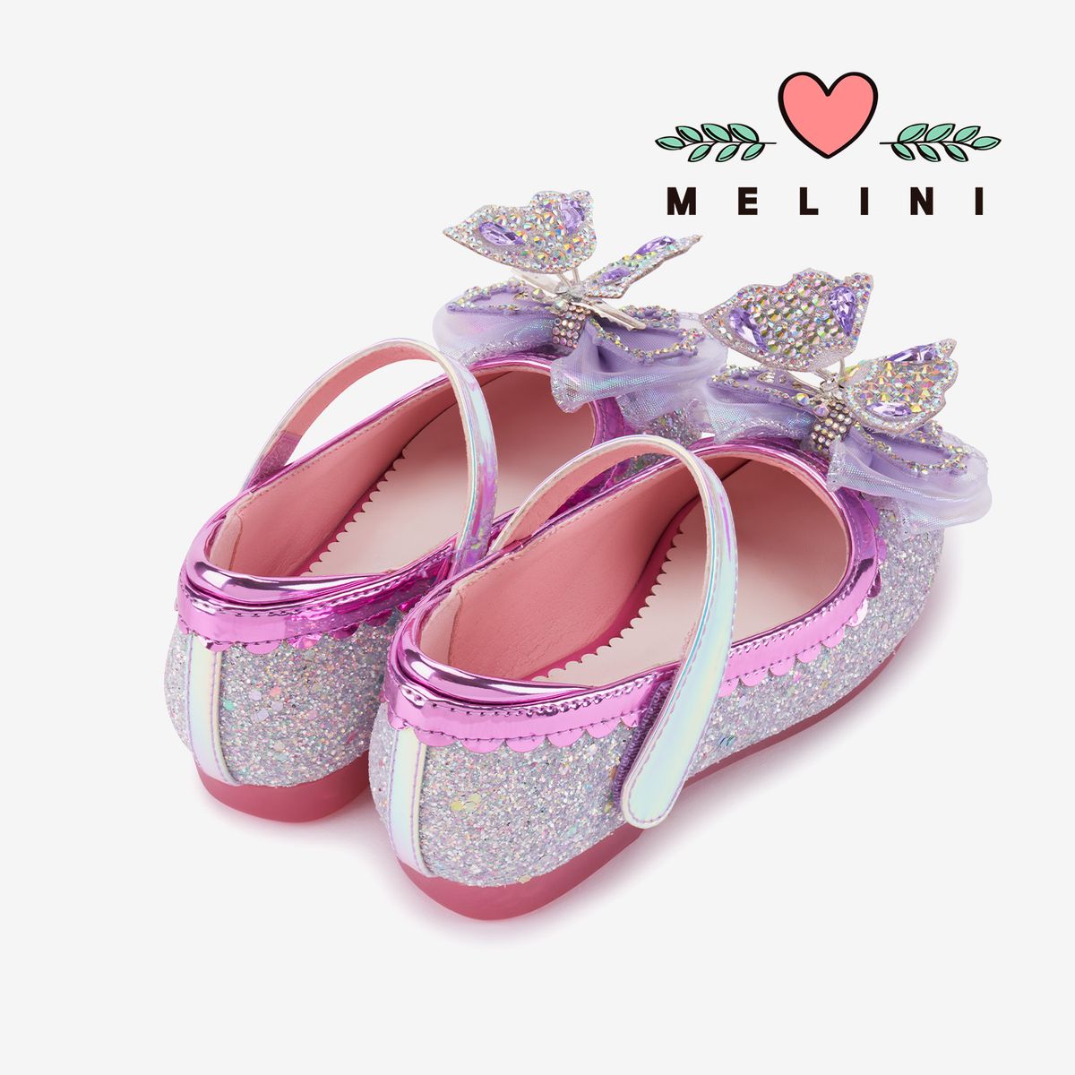 멜리니(MELINI) 여아구두 파피메이 LED-트윙클라벤더
