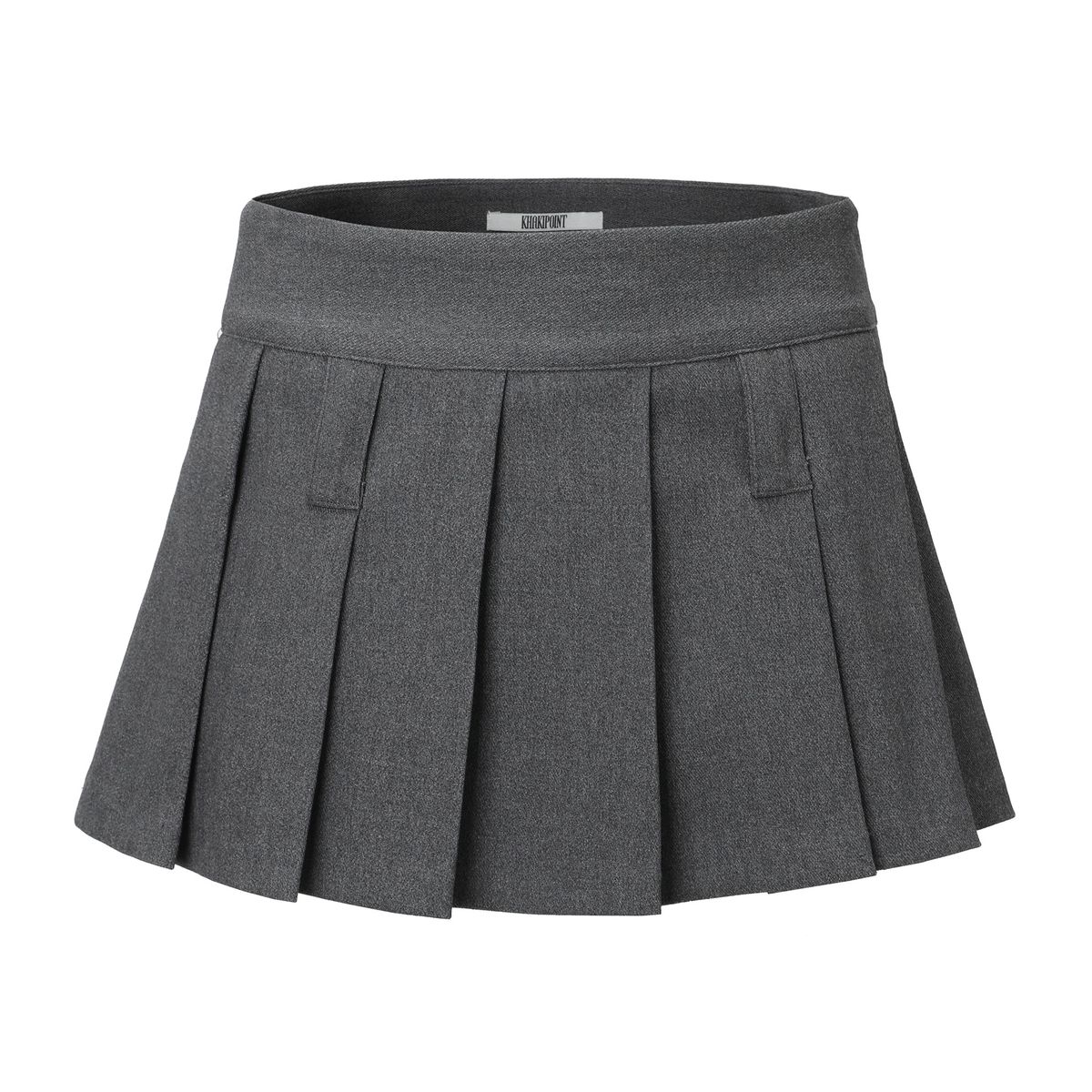 카키포인트(KHAKIPOINT) Pleats Skirt (gray)