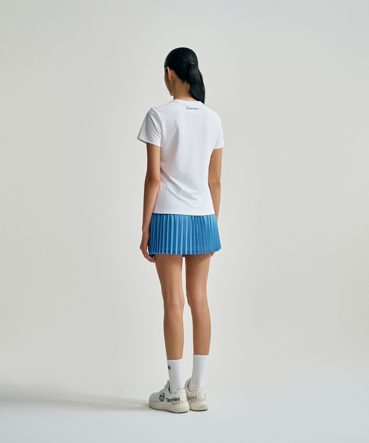 세르지오 타키니(SERGIO TACCHINI) W 레이프레쉬 다마린도 피케 반팔 티셔츠 (White)